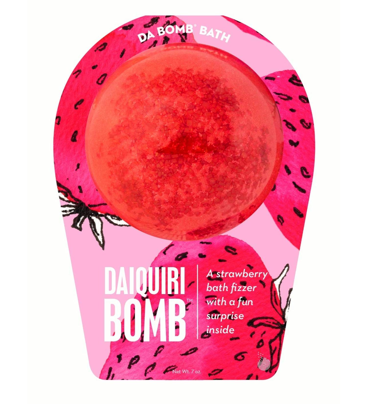 Daiquiri Bath Bomb 7oz - Vibrant Red Color for a Luxurious Bath Experience - Buy Online on SooperMarket.com