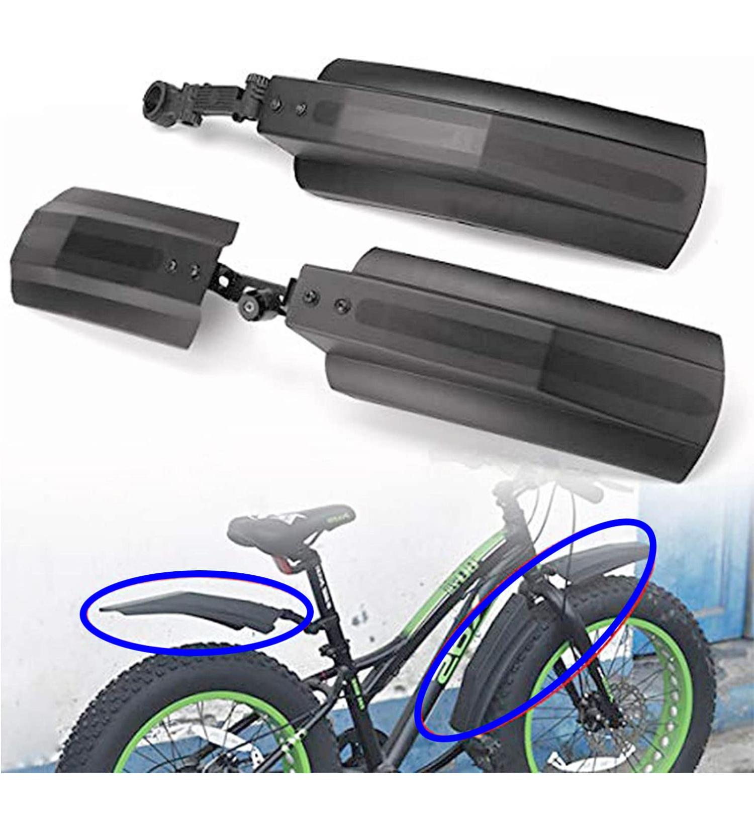 26 inch Bike Mudguard Set - Front & Rear Mud Guards Kit for Road, Mountain, Fat Tire Bikes - Quick Release Fenders for Outdoor Cycling - Buy Online on SooperMarket.com
