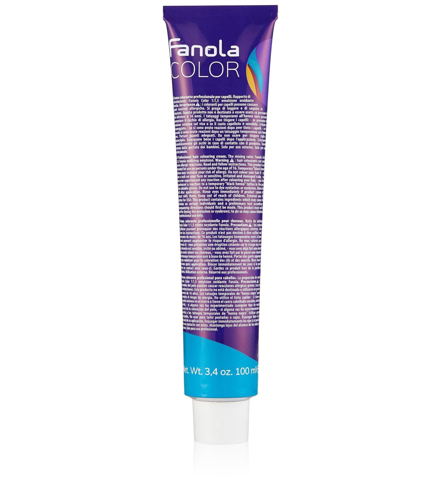 Fanola 4.6 Brown Red 100mL Professional Permanent Hair Dye - Intense Red Color for Vibrant Results - Buy Online on SooperMarket.com