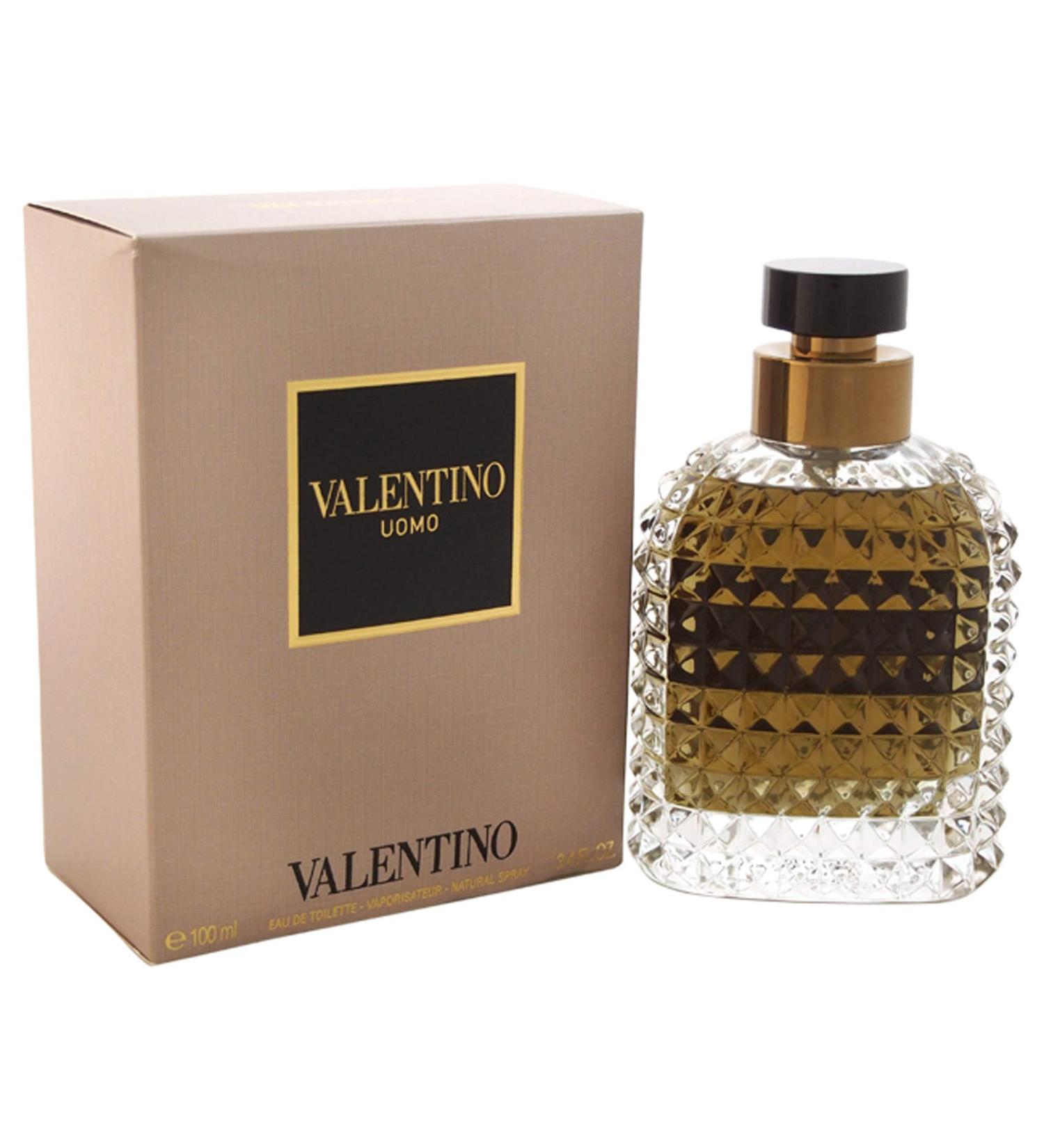 Valentino Uomo by Valentino for Men 3.4 oz Eau de Toilette Spray Light Brown 1 Ounce (Pack of 1)