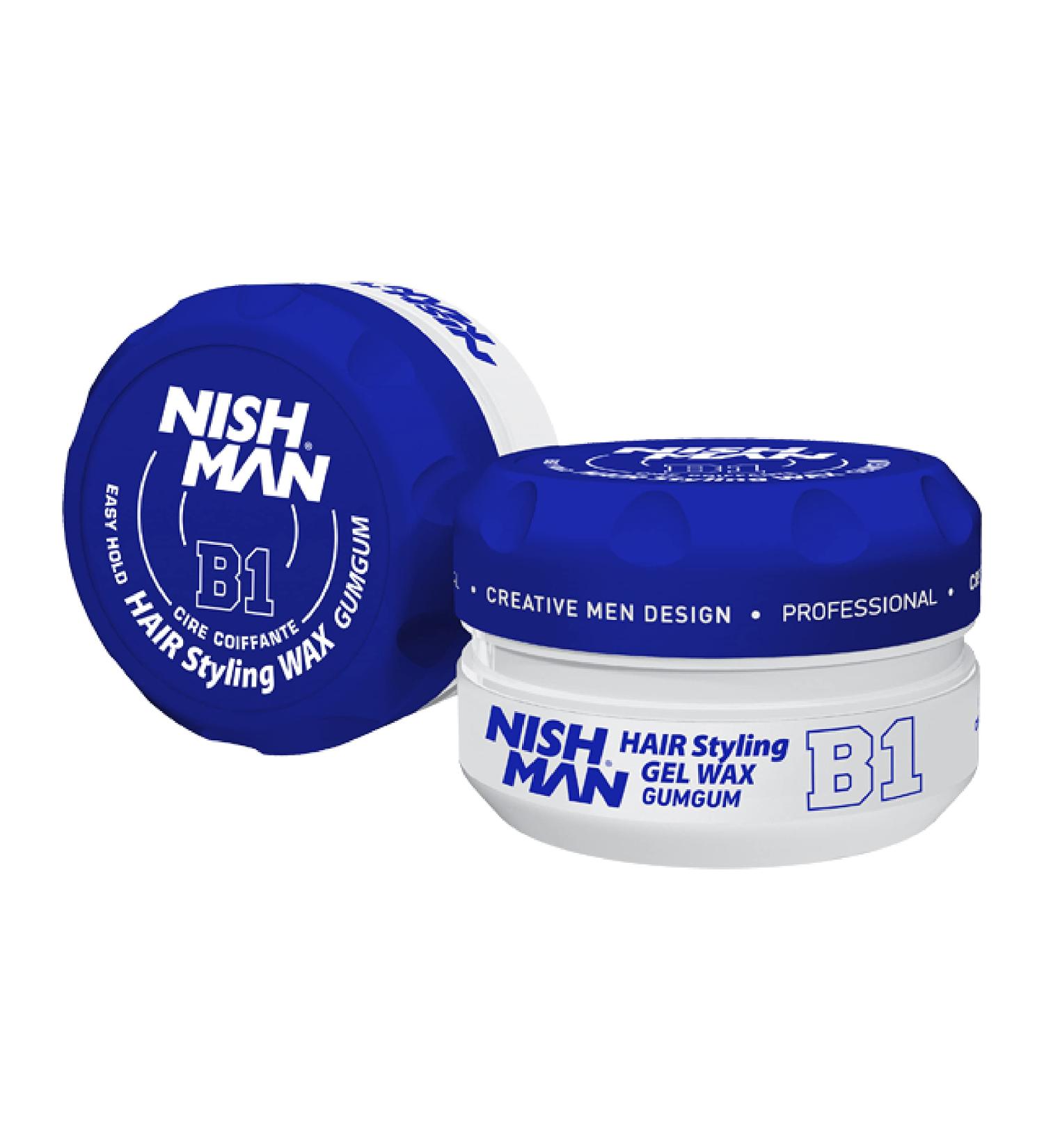 nishman Hair Styling Series (B1 Hair Styling Gloss Gel Wax GumGum 150ml)