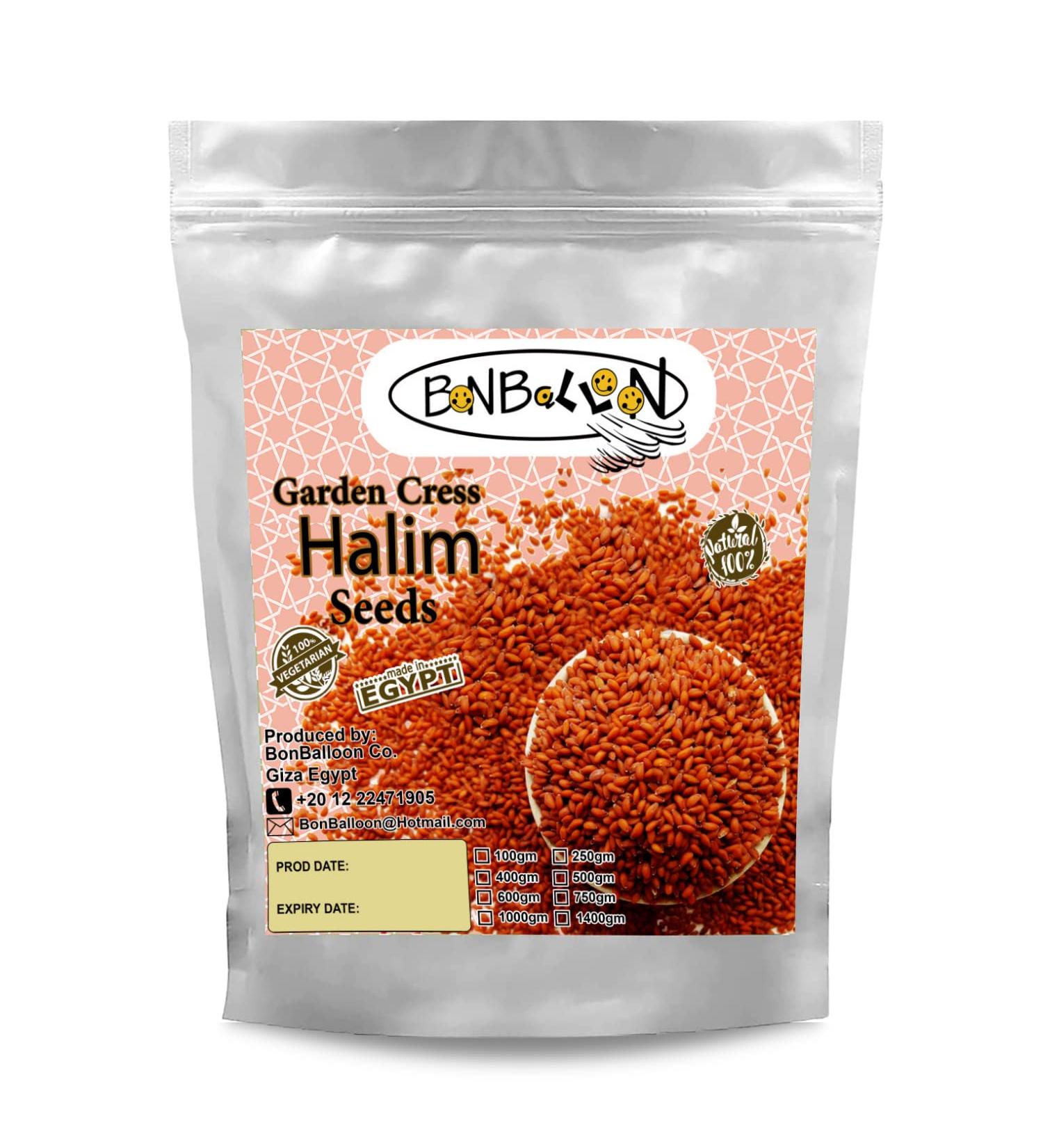 Organic Herbal Garden Cress Seed 500g - Lepidium Sativum for Agriculture & Health - Buy Online on SooperMarket.com