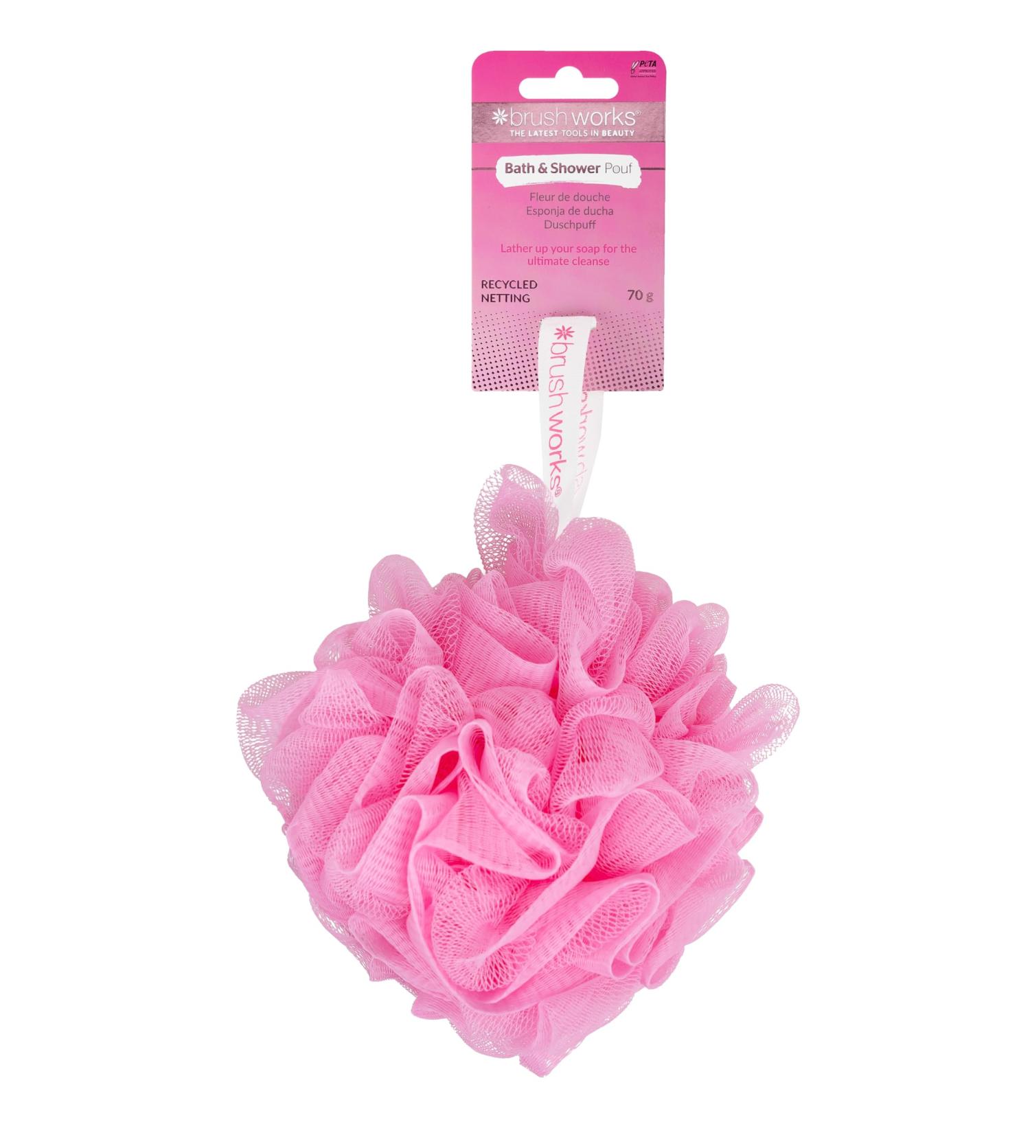 Brushworks Bath & Shower Pouf - 70g - Buy Online on SooperMarket.com