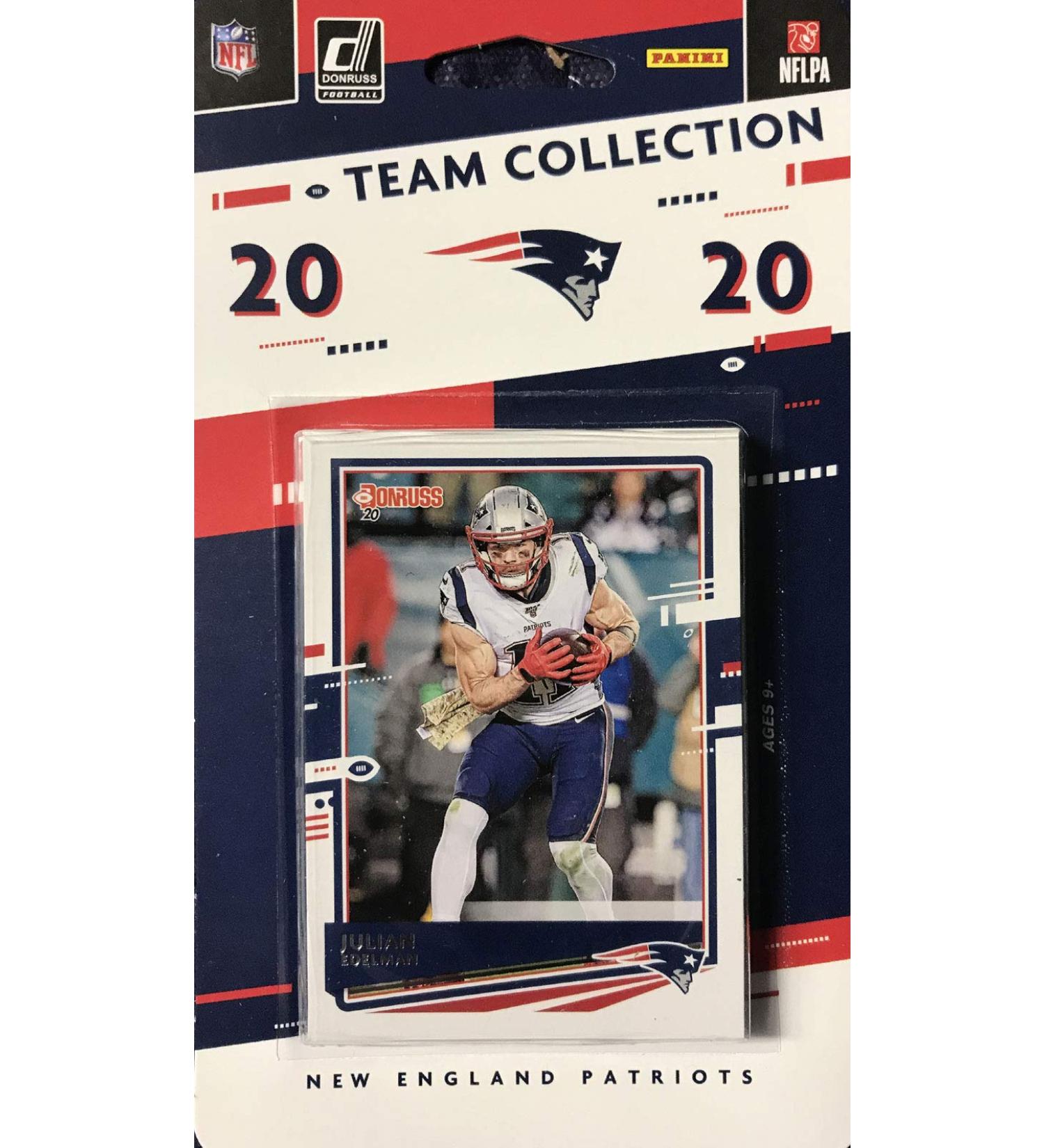 New England Patriots 2020 Donruss Factory Sealed 12 Card Team Set with Rookie Cards - Kyle Dugger, Josh Uche, Julian Edelman & More - Buy Online on SooperMarket.com