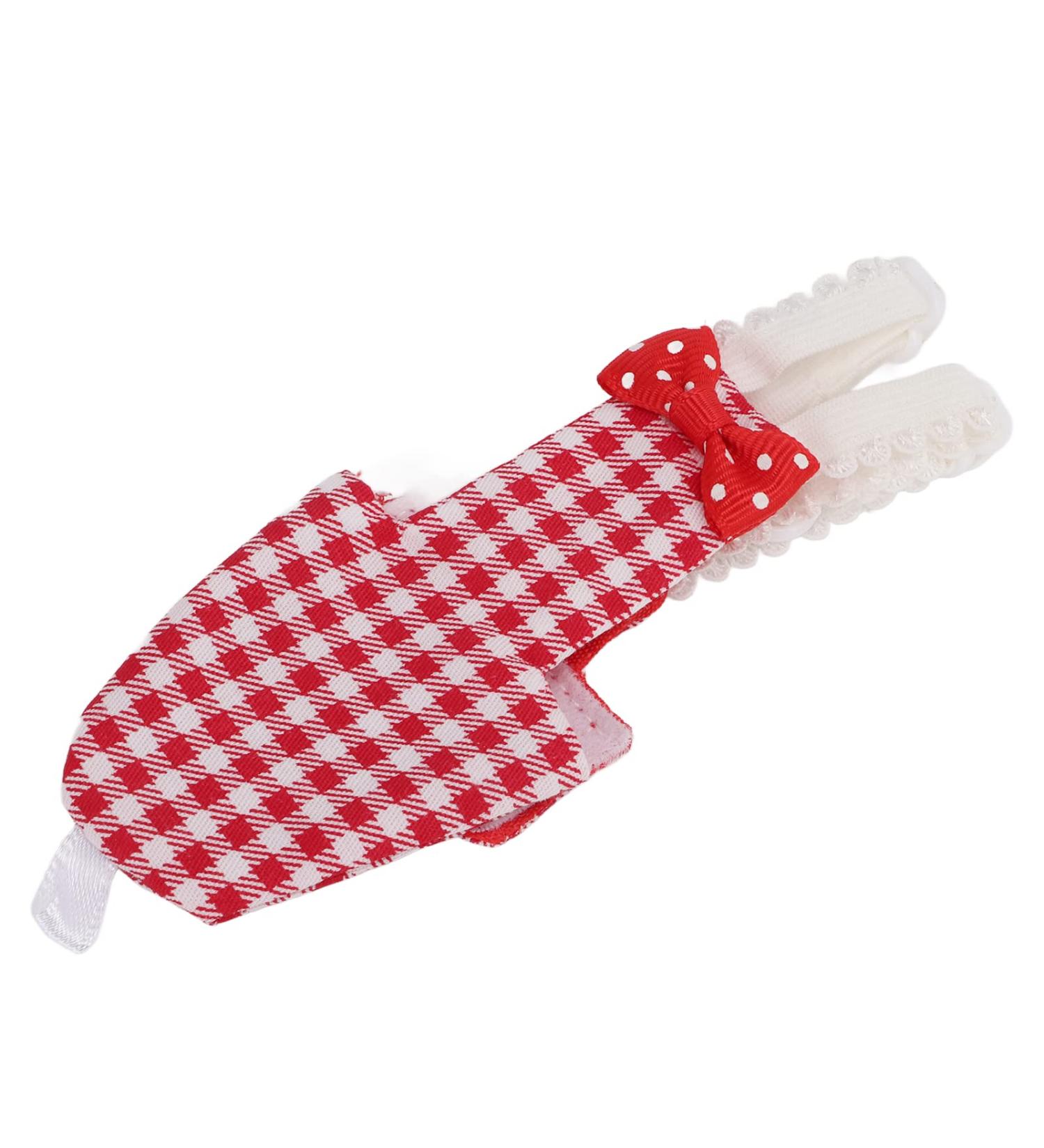 Buy Entatial Parrots Pilot Suit - Red Grid Waterproof Bird Tights for ARA & Budgies (L) - Perfect for Pet Protection - Buy Online on SooperMarket.com