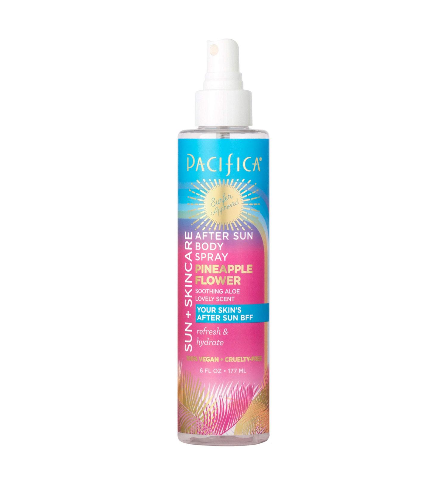 Pacifica Sun + Skincare After Sun Body Spray - Pineapple Flower 6 fl oz | Soothing After-Sun Relief - Buy Online on SooperMarket.com