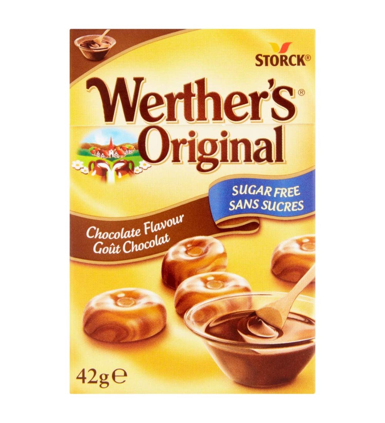 Werther's Original Sugar Free Chocolate Flavour 42g