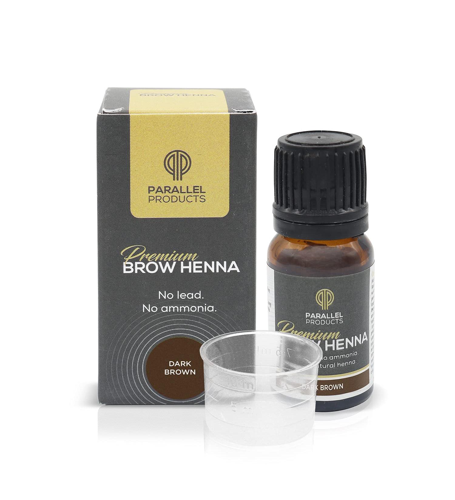 Parallel Products Eyebrow Henna Mini-Kit - Dark Brown Brow Tinting and Coloring - Buy Online on SooperMarket.com