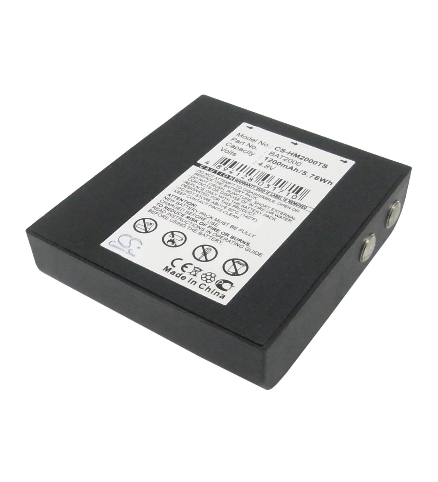 High-Performance 4.8V Replacement Battery for HME COM 2000 | BAT2000 - 1200mAh International Shipping - Buy Online on SooperMarket.com