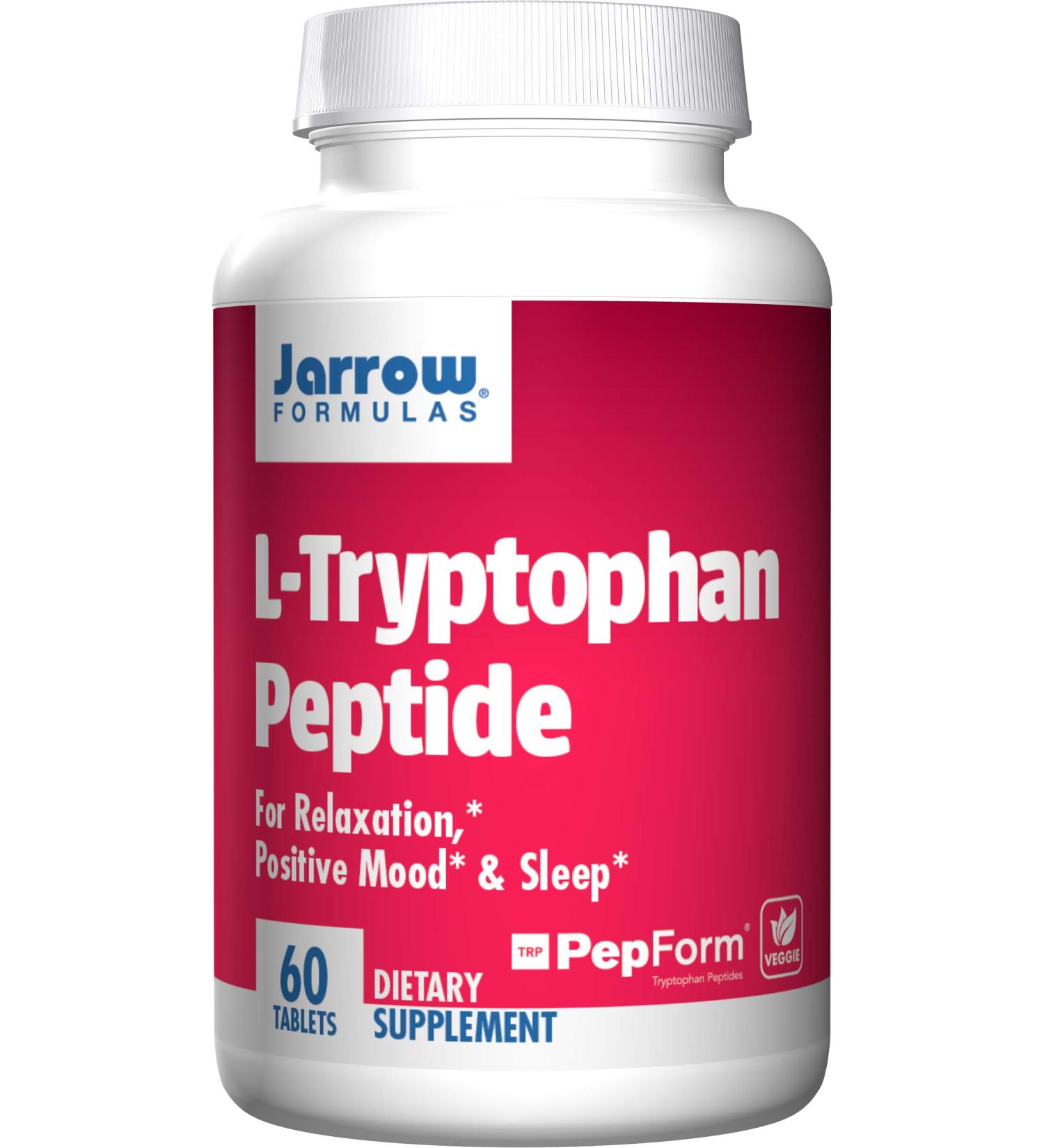 Jarrow Formulas L-Tryptophan Peptide 60 Tablets