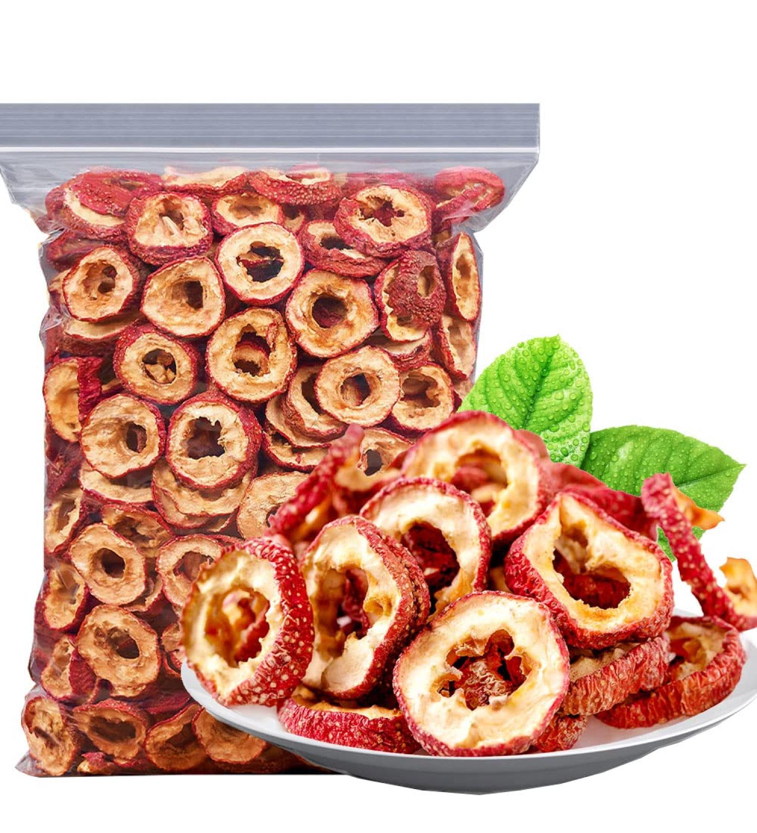 Hawthorn Berry Organic Seedless hawthorn slices hawthorn tea 10.6oz/300g Hollow circle fresh hawthorn Making tea with hawthorn slices - Buy Online on SooperMarket.com