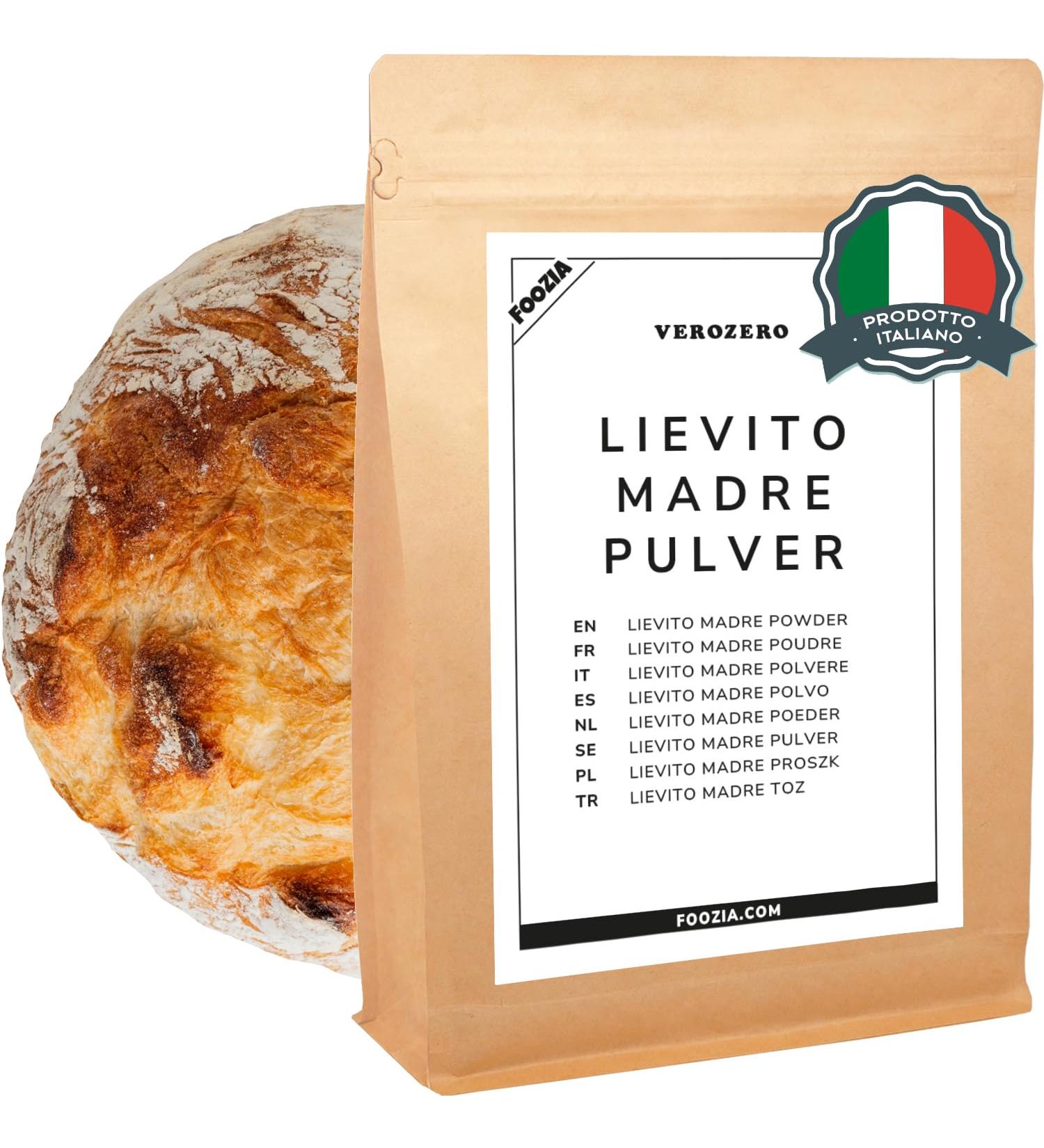 Lievito Madre Dried Wheat Sourdough Powder 500g - Strong Leavening by Foozia | Premium International Shipping - Buy Online on SooperMarket.com