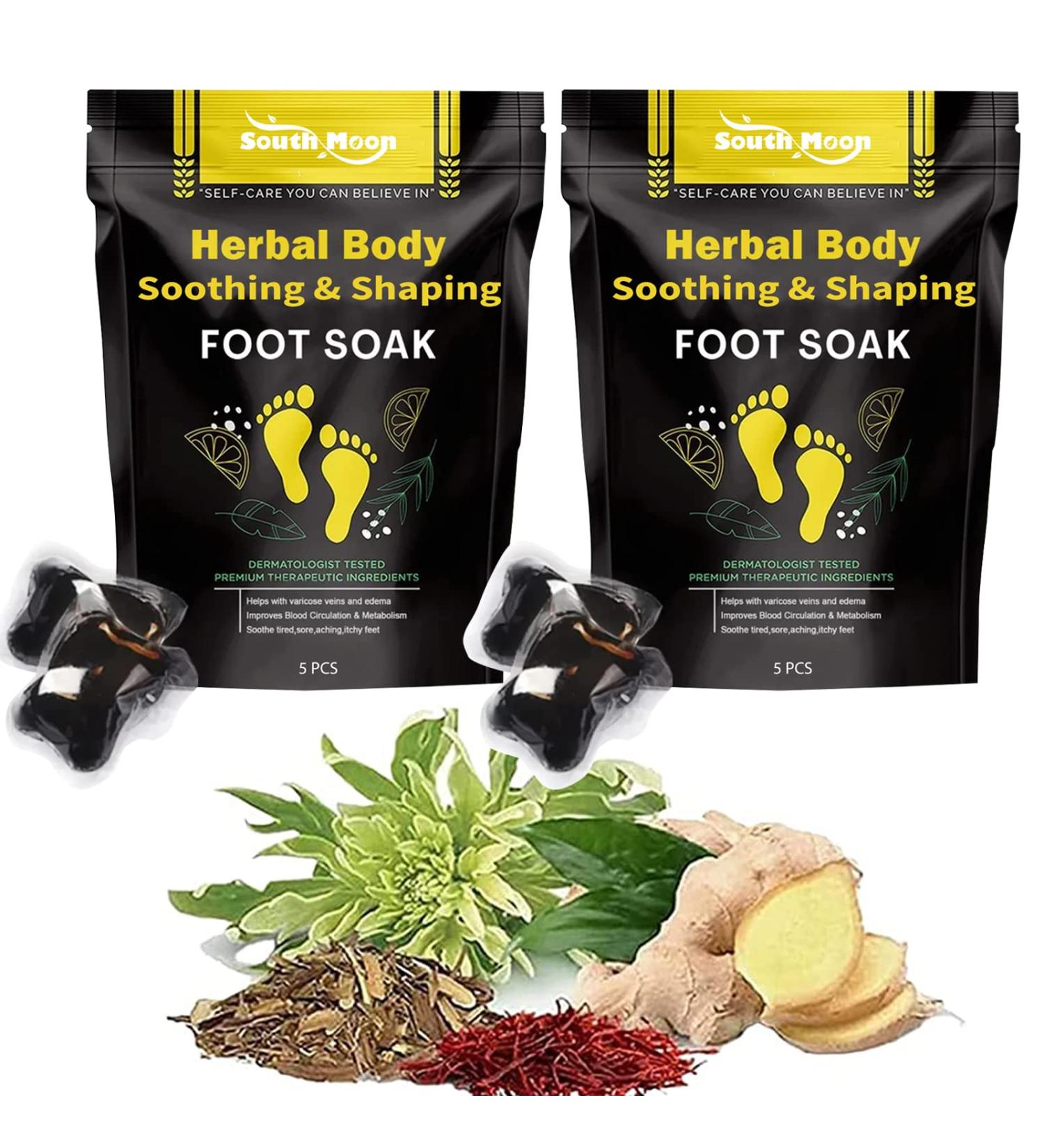Herbal Foot Soak Beads for Men and Women - 2PCS Cleansing Foot Soak Kit - Buy Online on SooperMarket.com