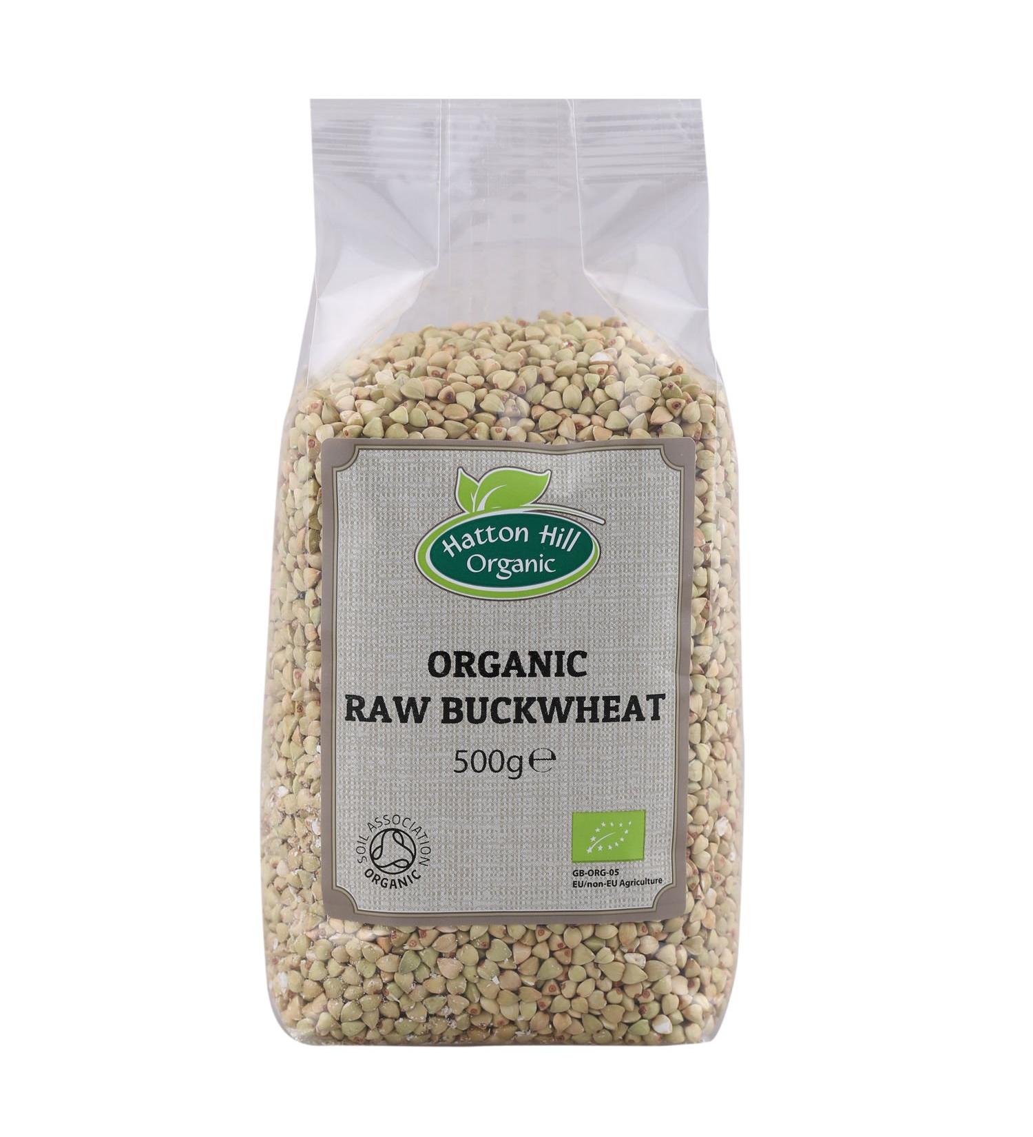Certified Organic Raw Buckwheat Groats 500g by Hatton Hill Organic - Buy Online on SooperMarket.com