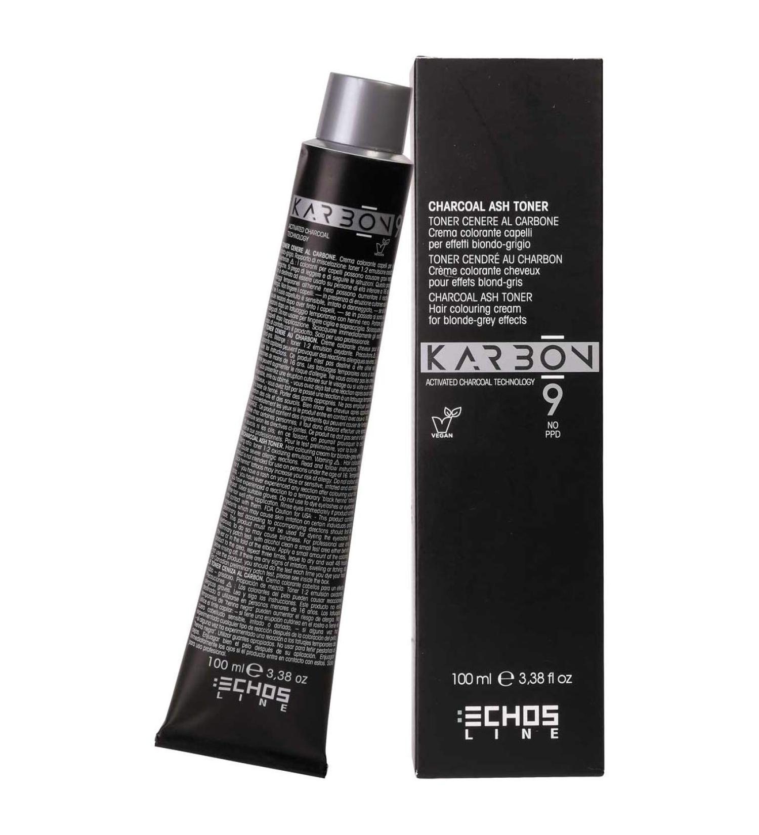 ECHOSLINE Karbon 9 Charcoal Color CB 9 - Charcoal Coloring Cream