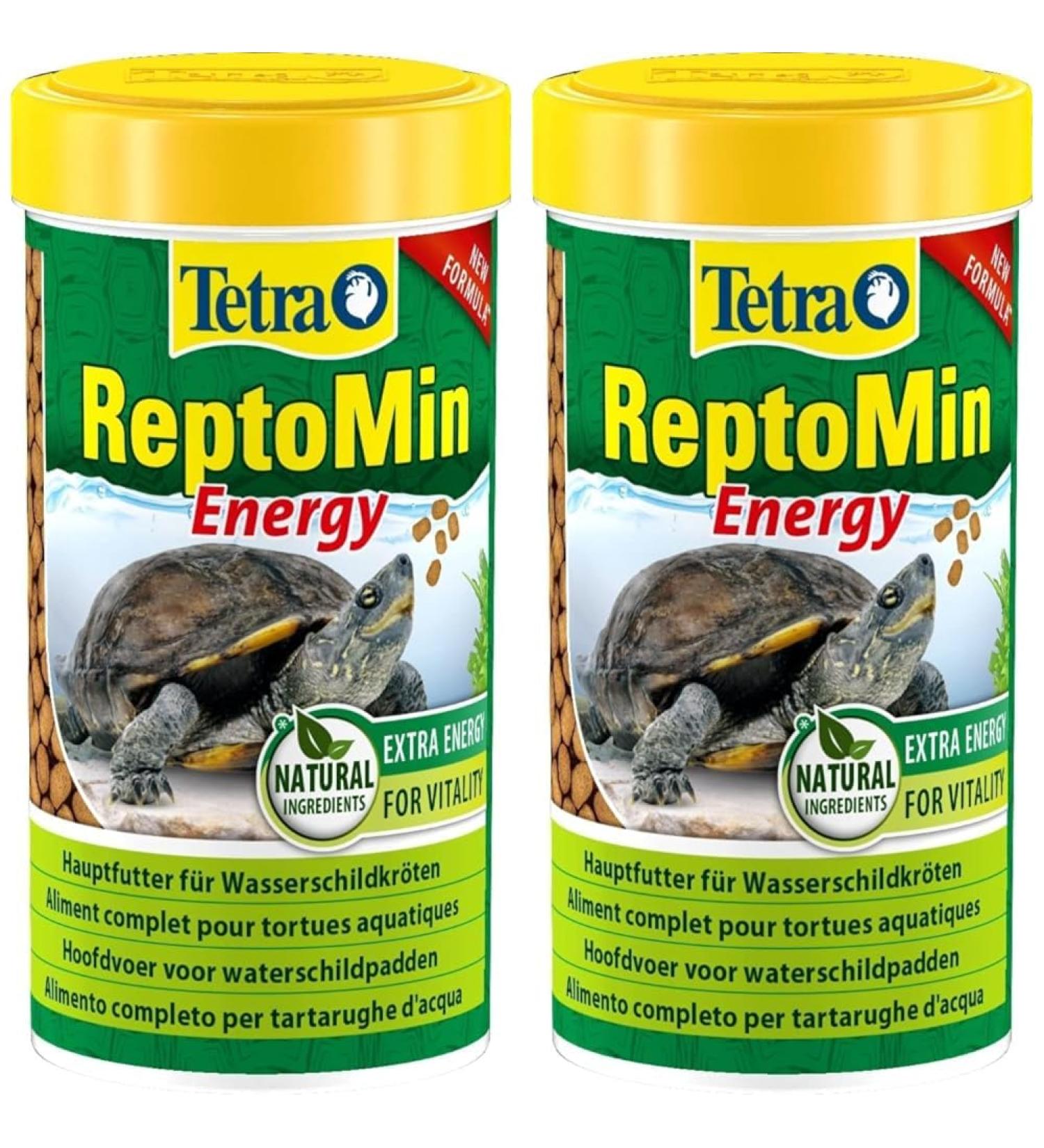 Tetra ReptoMin Energy Turtle Feed - Nutrient-Rich Premium Formula with Krill & Shrimp 250ml (Pack of 2) - Balanced Diet for Healthy Turtles - Buy Online on SooperMarket.com