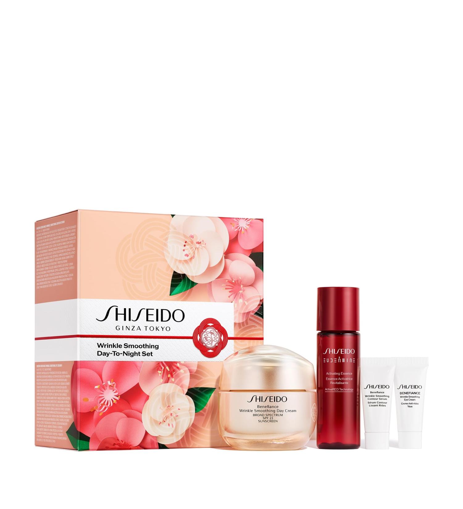 Shiseido Wrinkle Smoothing Day-to-Night Set | Benefiance Cream Serum & Eye Cream | Shop Now - $130 Value - Buy Online on SooperMarket.com