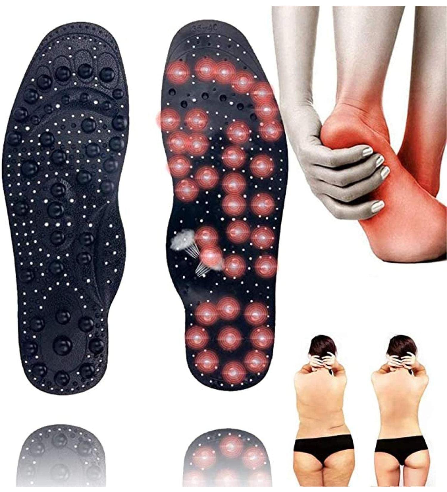 Yuesuo Magnetic Therapy Orthopedic Insoles - Breathable Deodorant Acupressure Relief for All-Day Comfort - Buy Online on SooperMarket.com