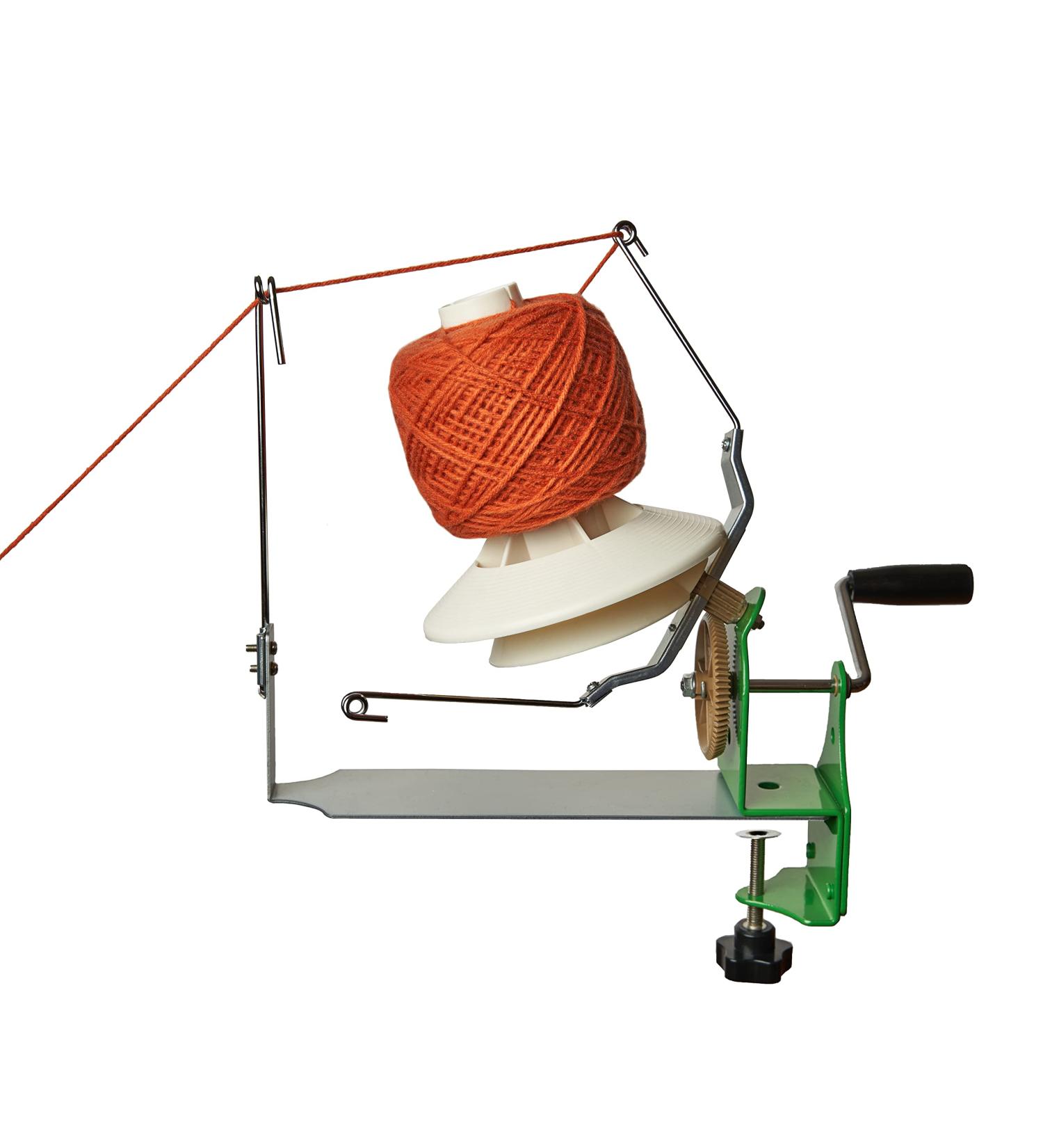 Olikraft Large Capacity Yarn Winder - Hand Operated Metal Ball Winder - Stainless Steel - Buy Online on SooperMarket.com