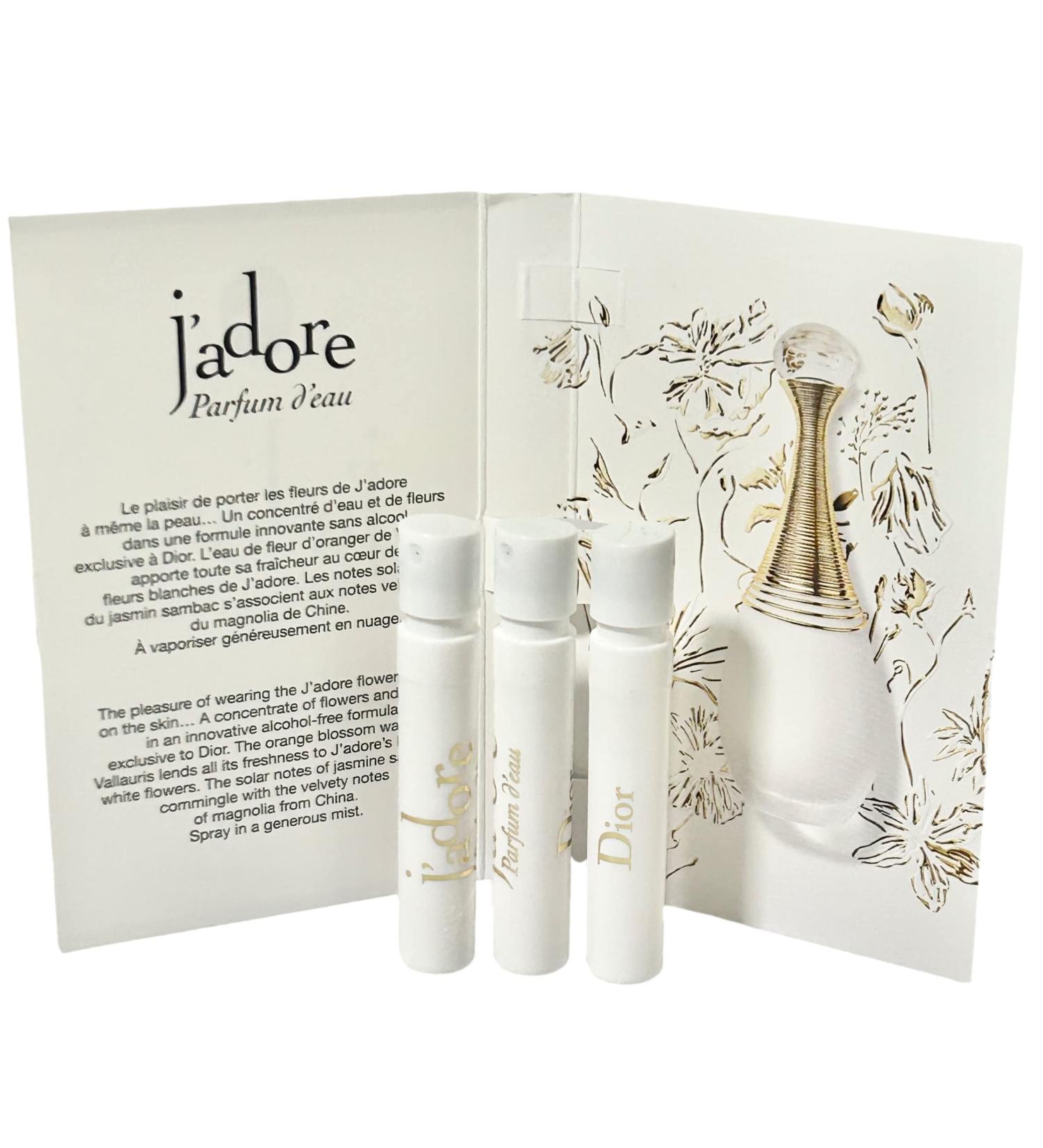Dior J'adore Parfum D'Eau Women Sample Spray Perfume Set of 3 - Buy Online on SooperMarket.com