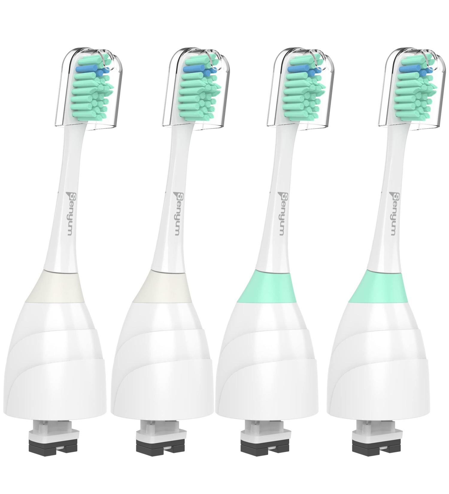 4 Pack E-Series Compatible Replacement Toothbrush Heads for Philips Sonicare Electric Toothbrush - Buy Online on SooperMarket.com