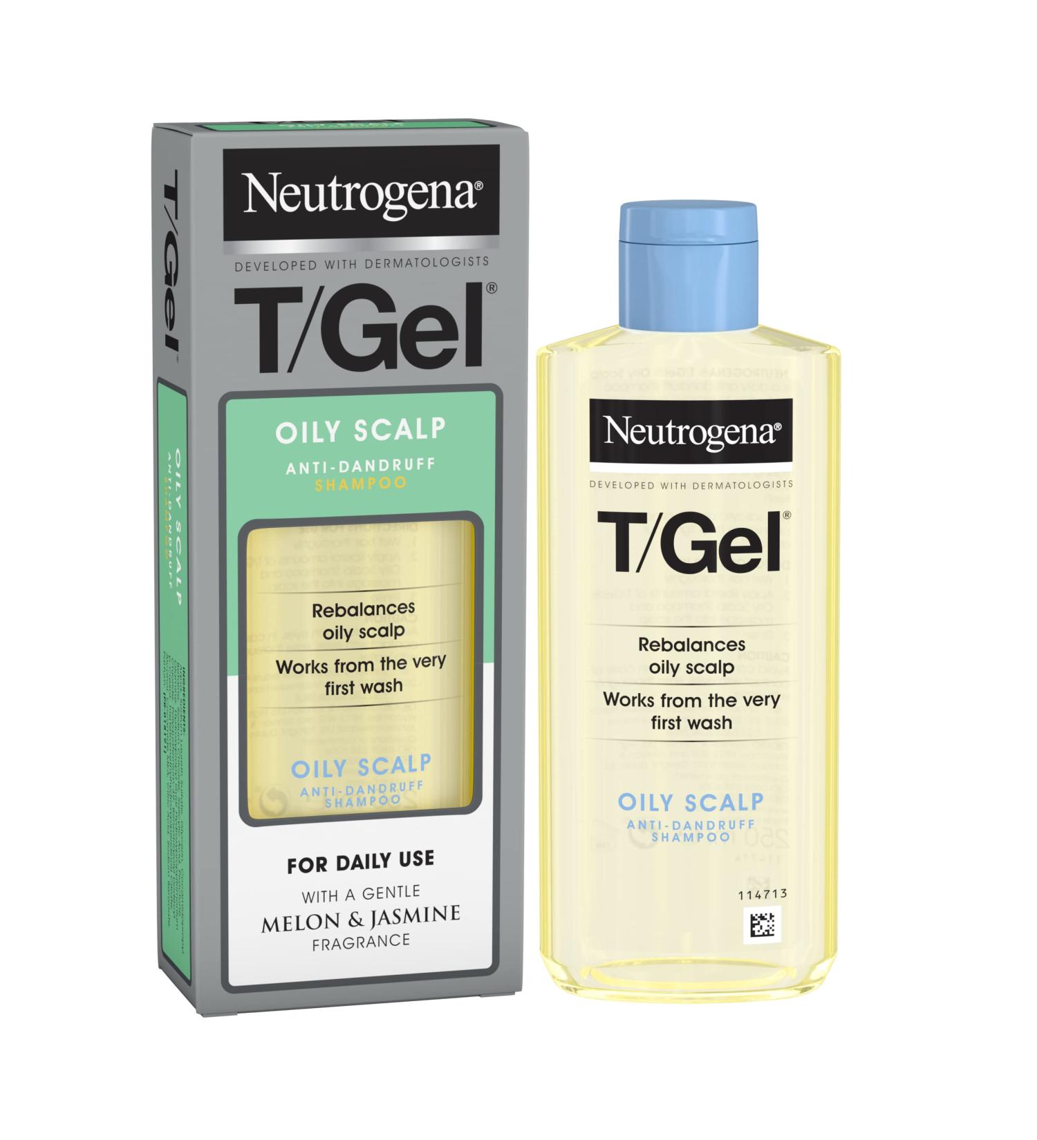 Neutrogena T/Gel Anti-Dandruff Shampoo for Oily Scalp - Fresh Jasmine 250ml (1 Pack) - Buy Online on SooperMarket.com