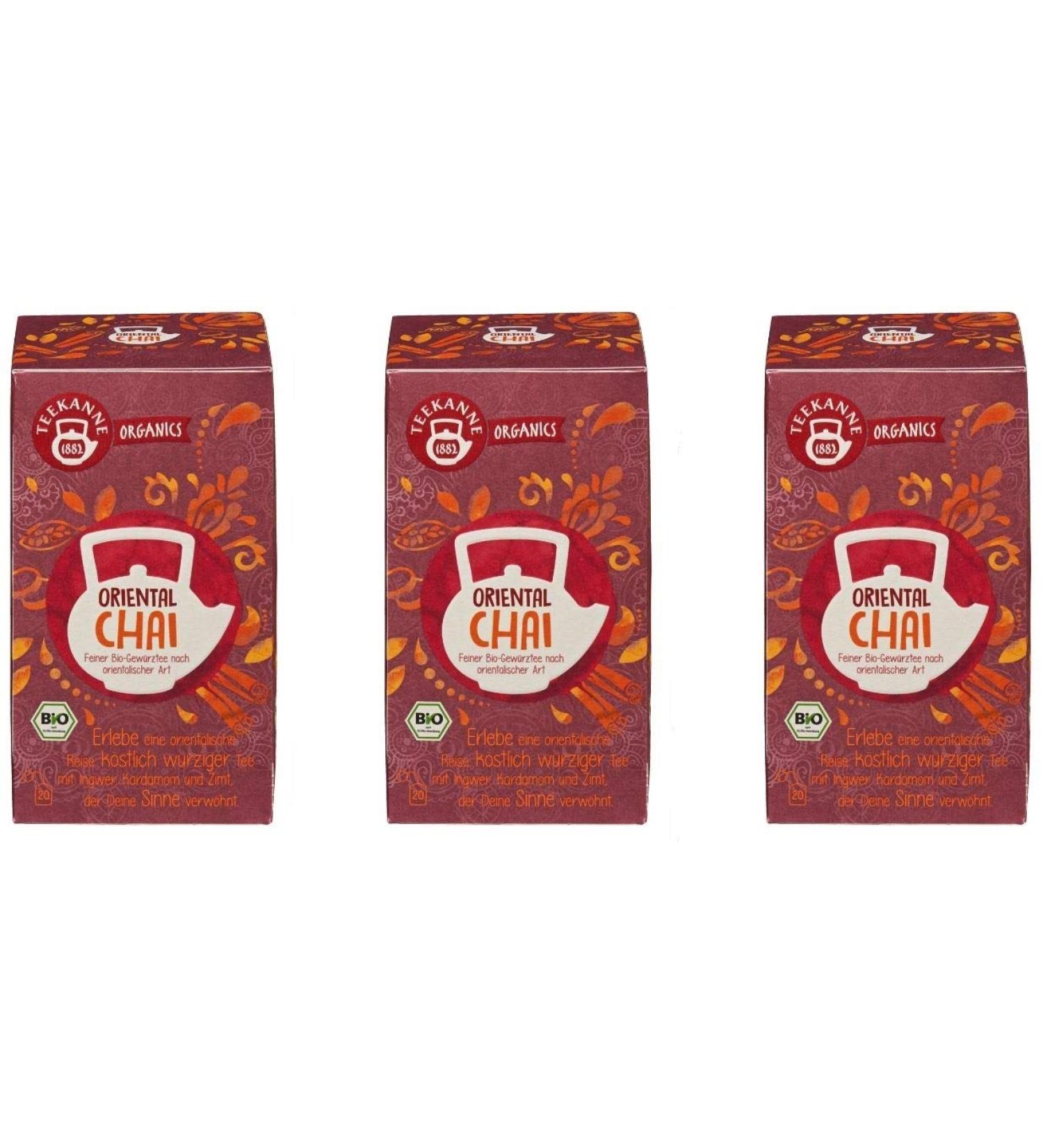 Teekanne Organic Organic Oriental Chai 3-pack (3 x 36 g) 20 pieces (3-pack)