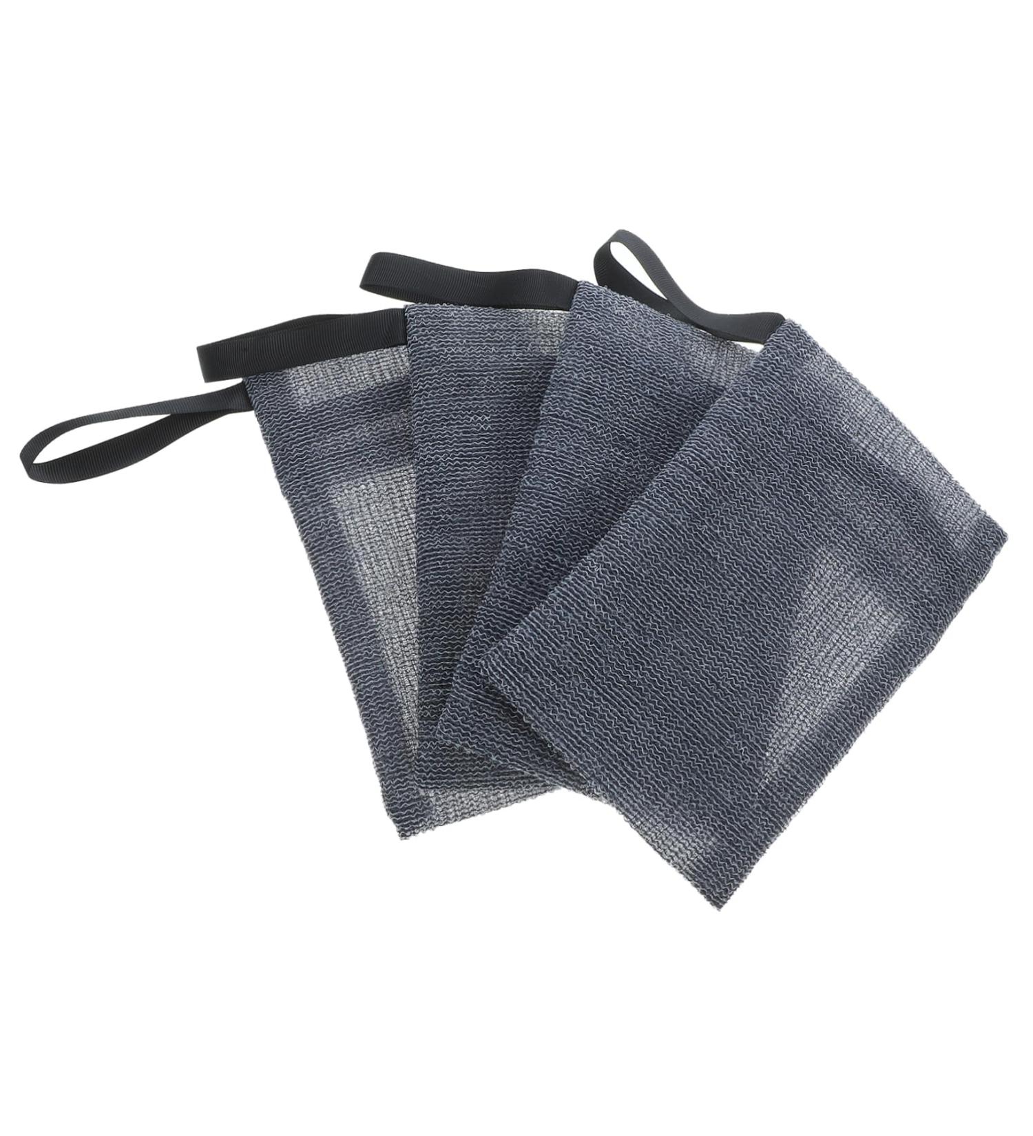 BELLIFFY 4pcs Nylon Soap Soap Bags for Bathroom Soap Bags Soap Pouch - Buy Online on SooperMarket.com