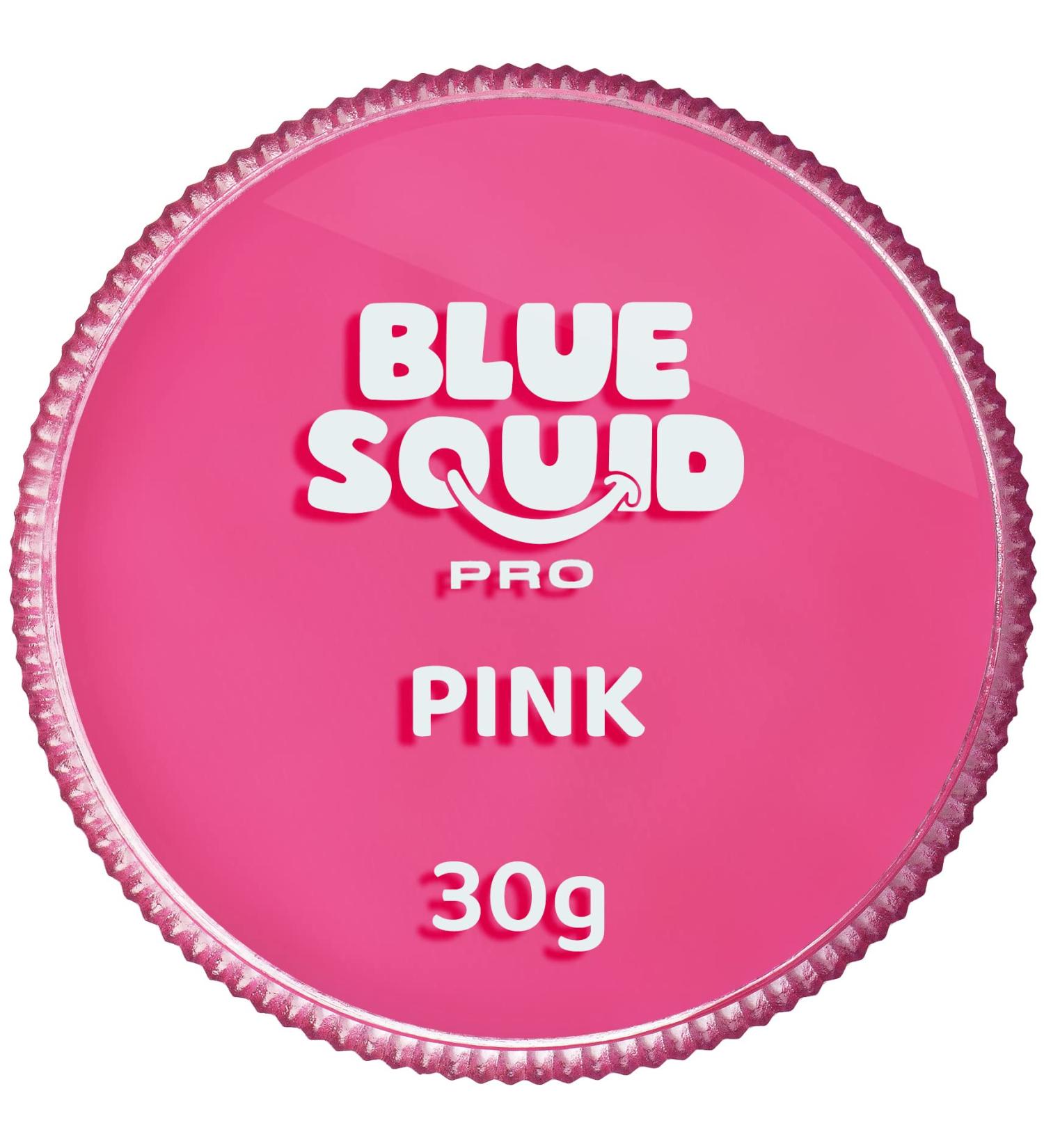 Blue Squid PRO Classic Pink Face Paint 30gm - Professional Water Based Body & Face Makeup for Halloween - Non Toxic & Water Activated - Buy Online on SooperMarket.com