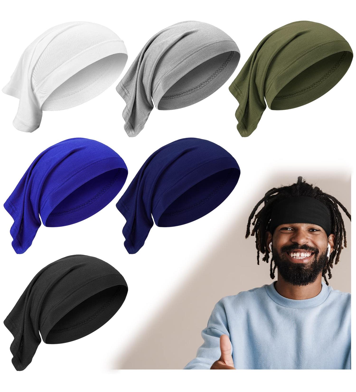 6 Pieces Unisex Spandex Dreadlocks Bands Elastic Long Hair Dreads Head Wraps Braids Bonnet Tubes Solid Colors Tube Headbands Dreadlocks Hair Wraps for Men Women Hair 6 Colors (Classic Color) - Buy Online on SooperMarket.com