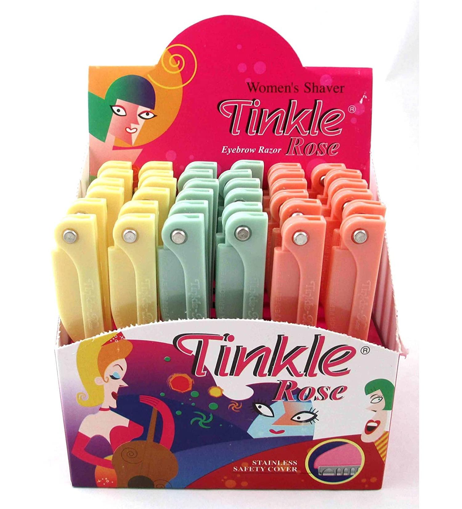 Tinkle Women's Rose Shaver Razors - 36 PCS Stainless Steel Blades - Buy Online on SooperMarket.com