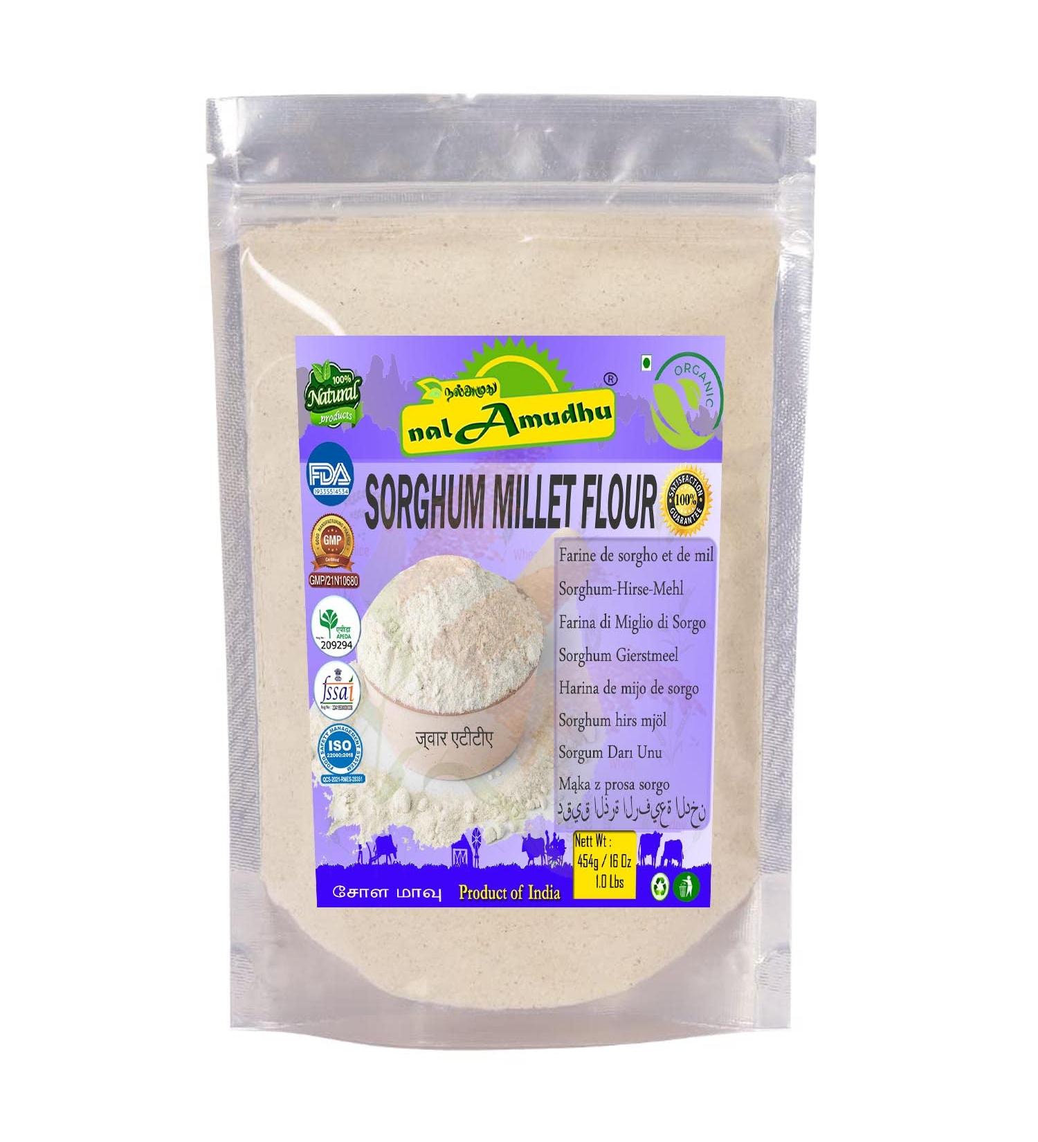 nalAmudhu Sorghum Millet Flour 454g 1.0 Lbs - Buy Online on SooperMarket.com