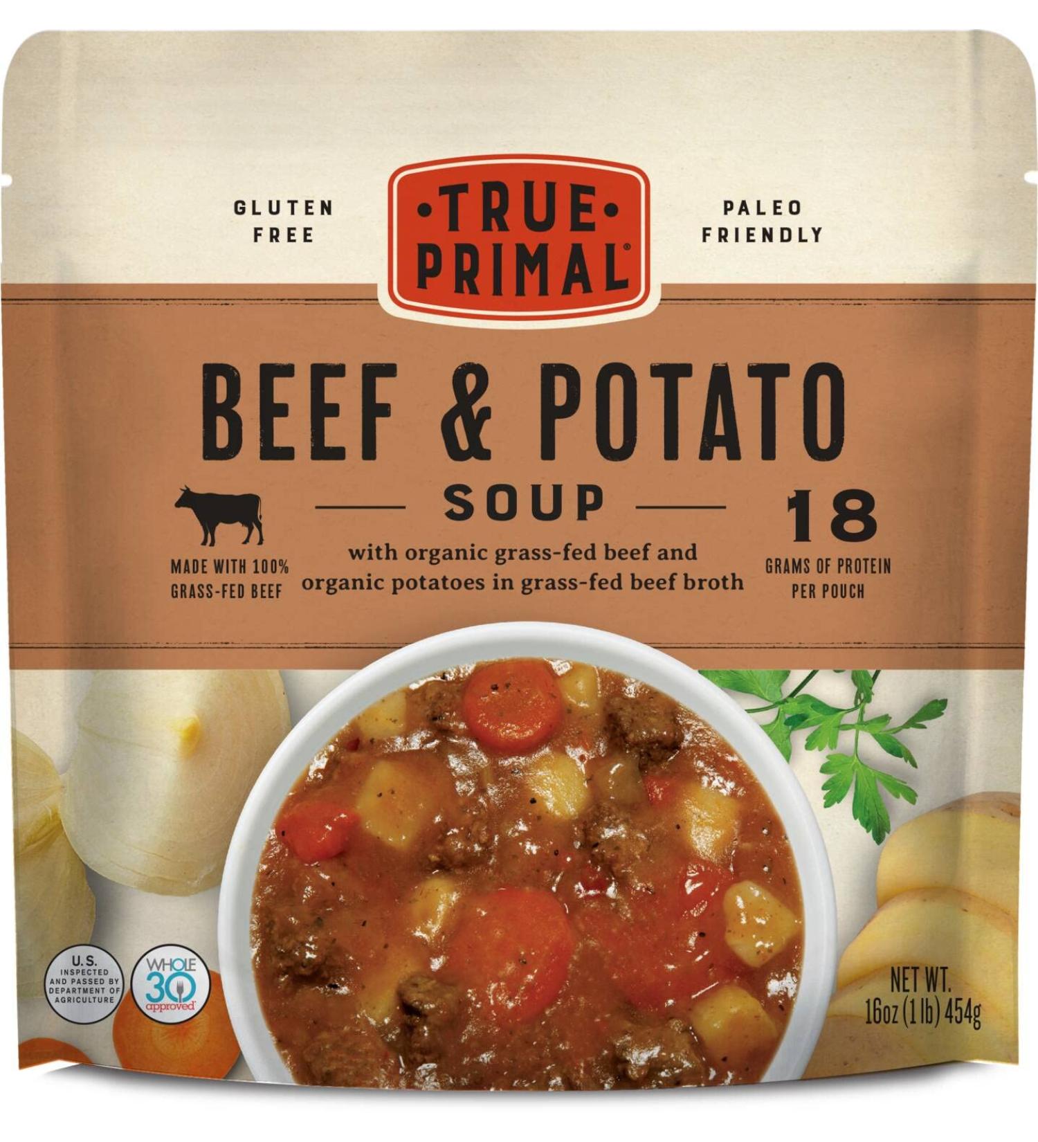 True Primal Beef & Potato Soup 8-pack - Buy Online on SooperMarket.com