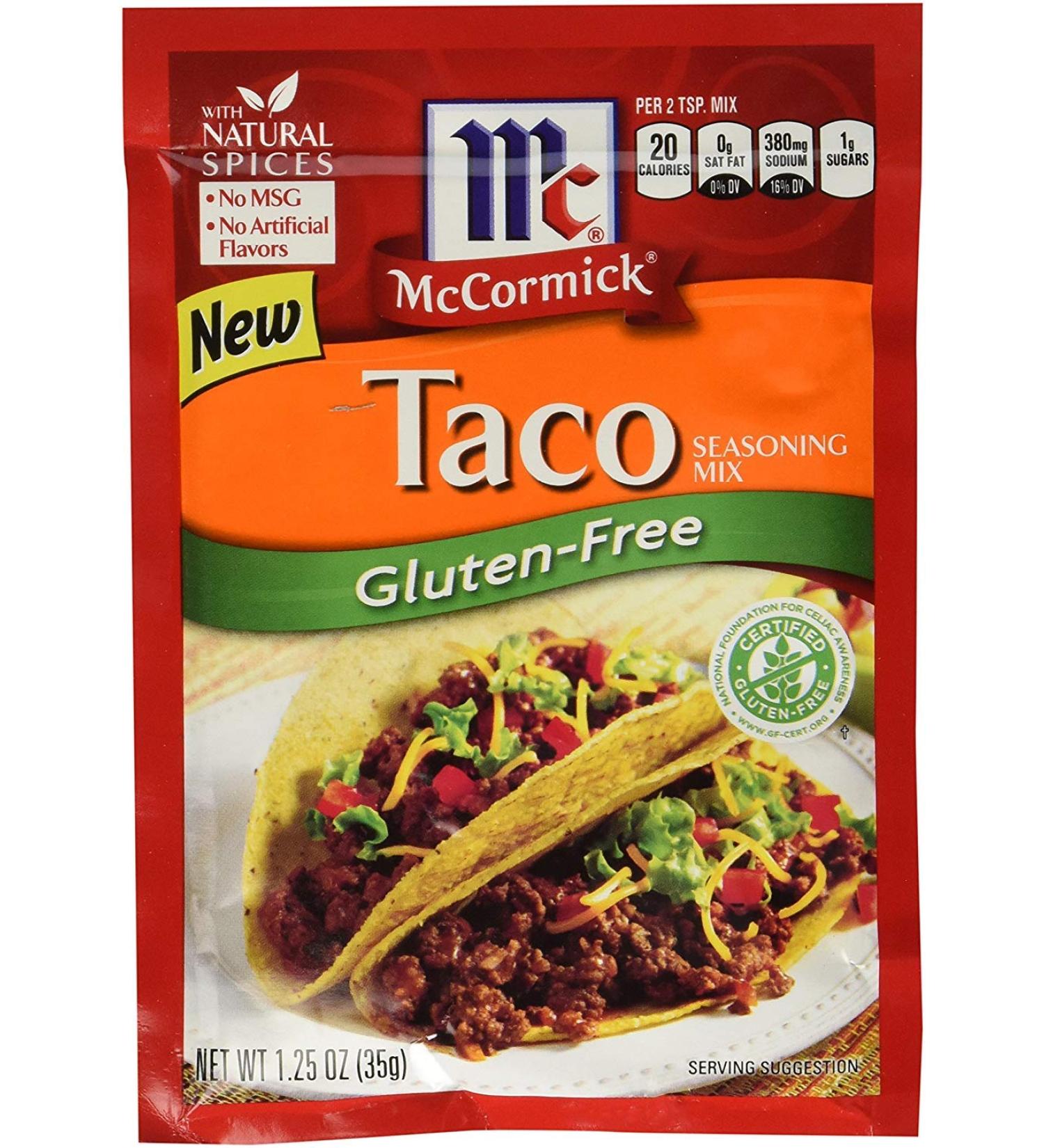 Mccormick Seasoning Mix Gluten-free Taco 1.25oz Pack of 3