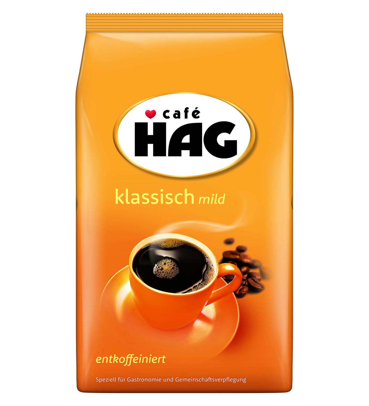 Jacobs Caf HAG Classic Mild Decaffeinated Coffee 1kg - Ground Mild Aroma Intensity 2/4 - International Shipping Available - Buy Online on SooperMarket.com
