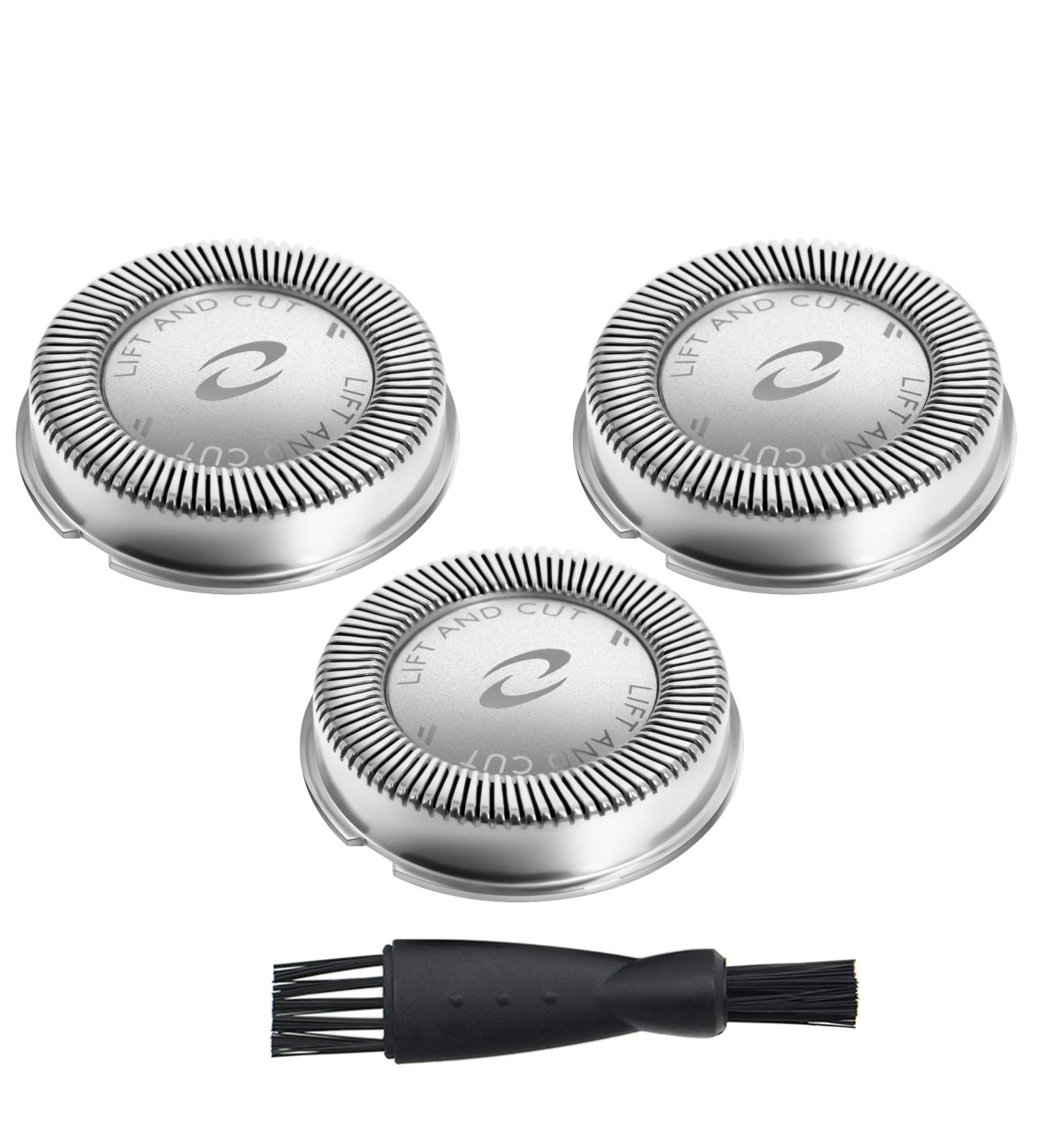 Poweka HQ56 Replacement Shaver Heads for Philips Norelco HQ55 HQ56 HQ3 HQ4 HQ6 - Compatible Razor Blades for Smooth Shaving - Buy Online on SooperMarket.com