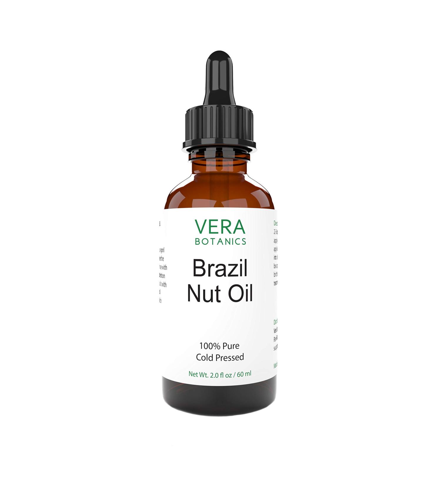 100% Pure & Natural Brazil Nut Oil - Unrefined Cold-Pressed for Face Skin Hair & Nails - Reduce Breakage & Even Skin Tone - Therapeutic Massage Oil - Buy Online on SooperMarket.com