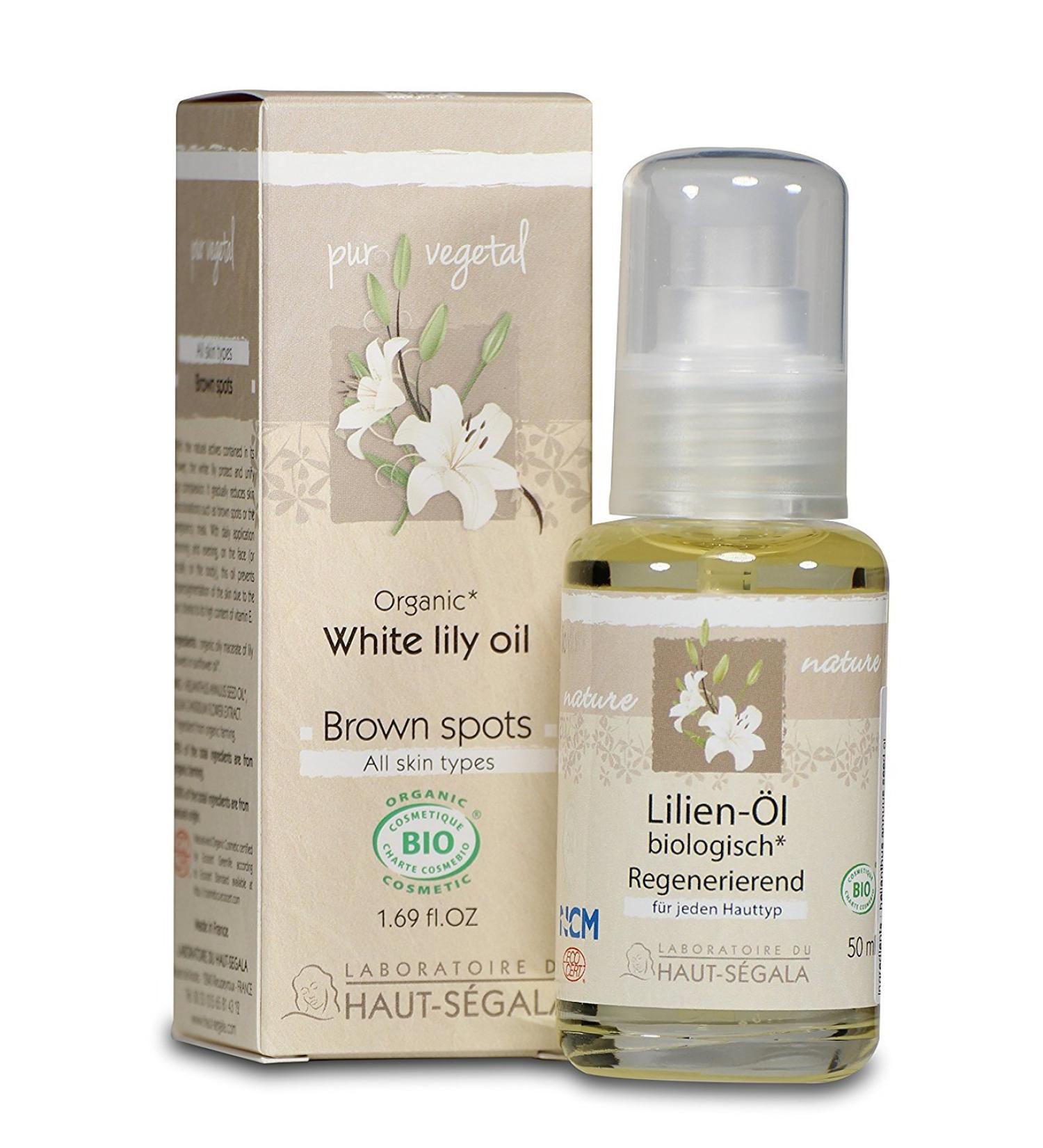 Organic white lys vegetable oils 50 ml
