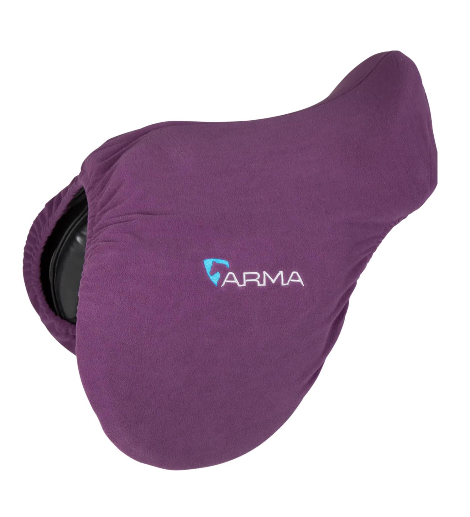 Shires - MJ Ainge Arma Polyester Fleece GP Saddle Cover (17'' - 18'' Plum) 17" - 18" Plum - Buy Online on SooperMarket.com