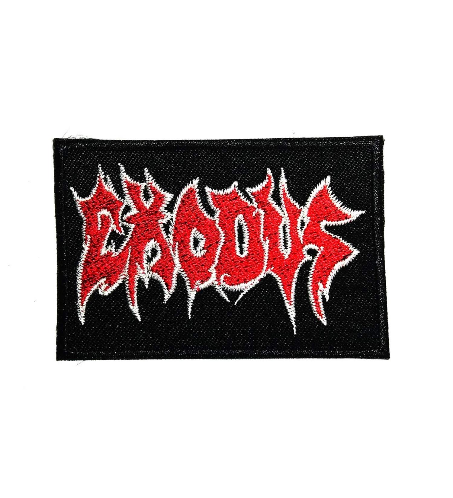 Music E American Thrash Metal Band Music Logo Patch Embroidered Sew Iron On Patches Badge Bags Hat Jeans Shoes T-Shirt Applique