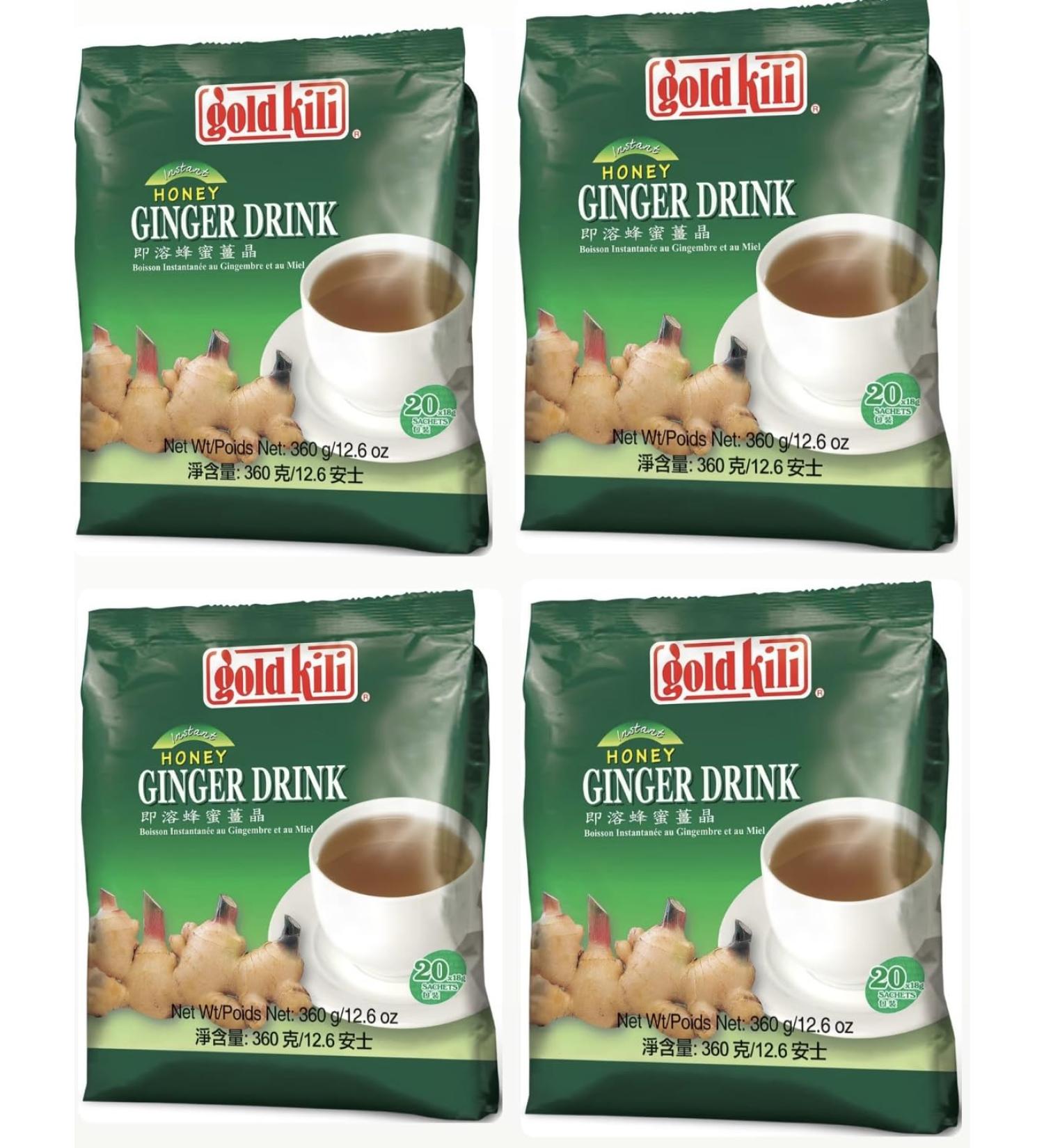 Gold Kili Ginger Drink 360g (PACK OF 4) Instant Ginger Tea. - Buy Online on SooperMarket.com