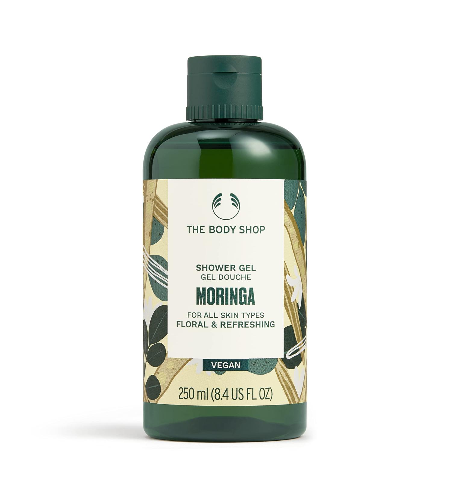 The Body Shop Moringa Shower Gel 8.4 Fl Oz - 250ml | Single Pack - Buy Online on SooperMarket.com