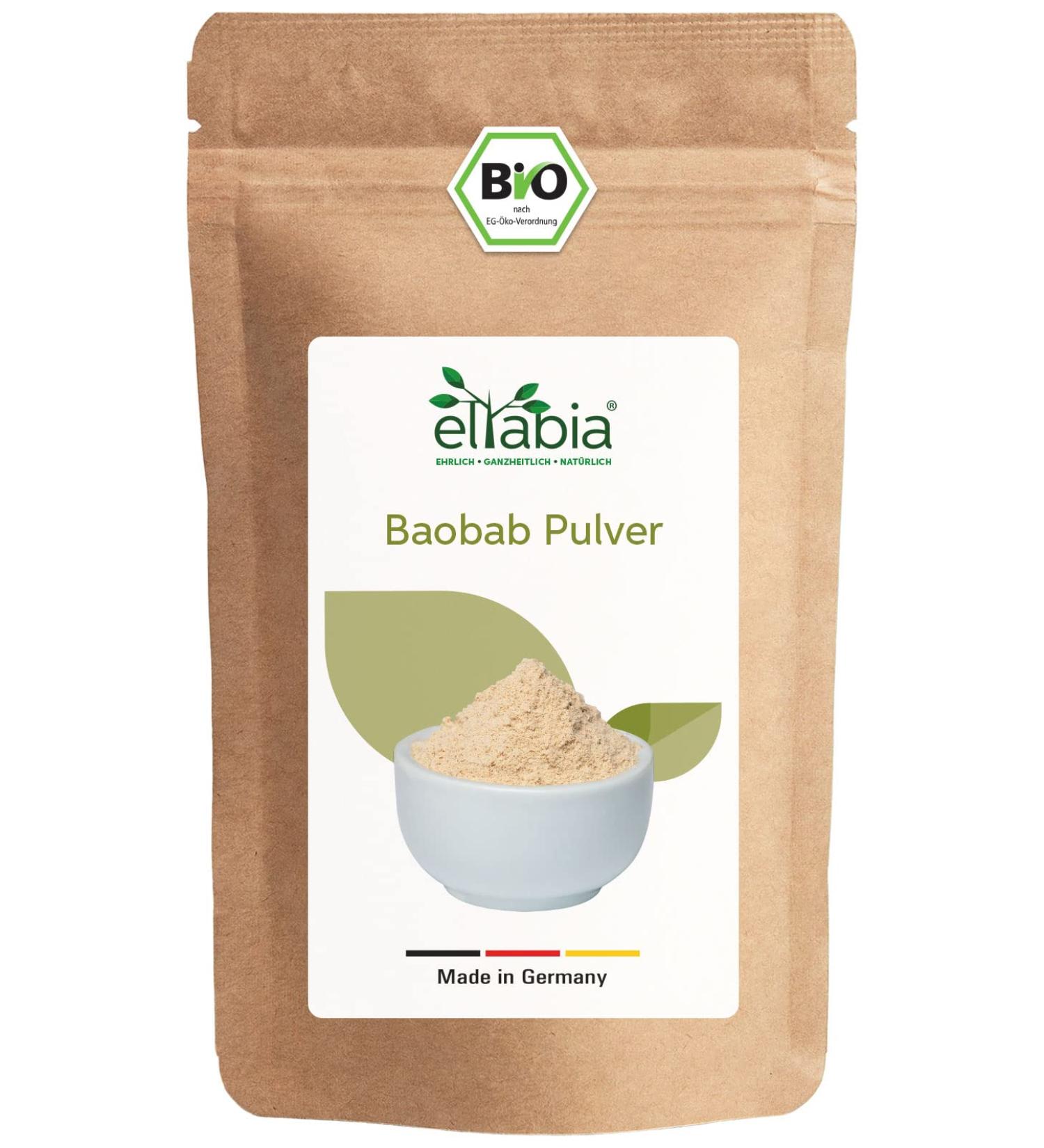 Bio Baobab Powder 500g | 100% Pure Vegan Fruit Powder | Raw Food Quality | Graded Bread Tree & Pharmacy Tree | No Additives - Buy Online on SooperMarket.com