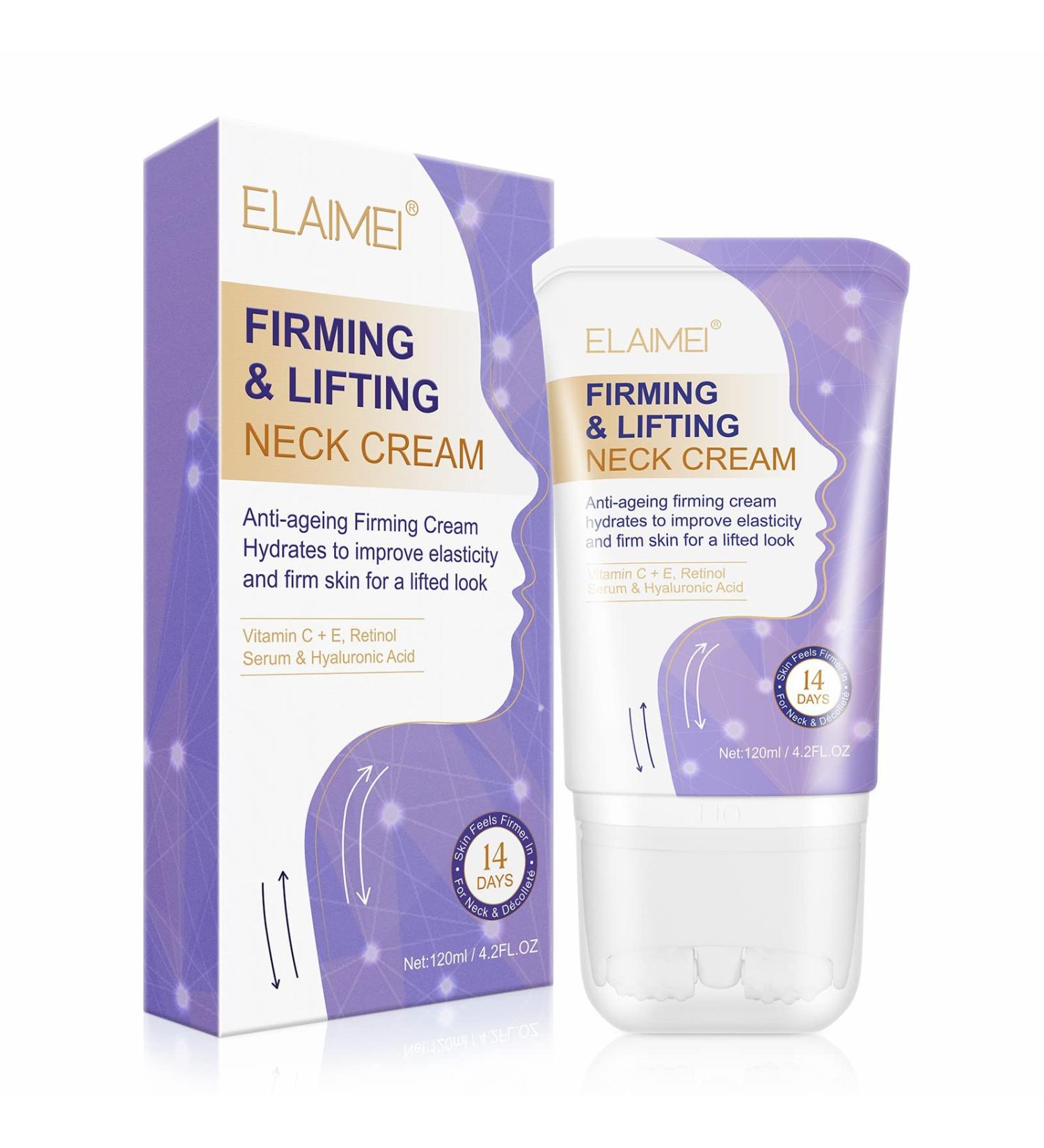 Neck Firming Cream - Skin Tightening & Anti-Wrinkle Solution for Face & Body | Reduce Sagging Skin & Double Chin - Buy Online on SooperMarket.com