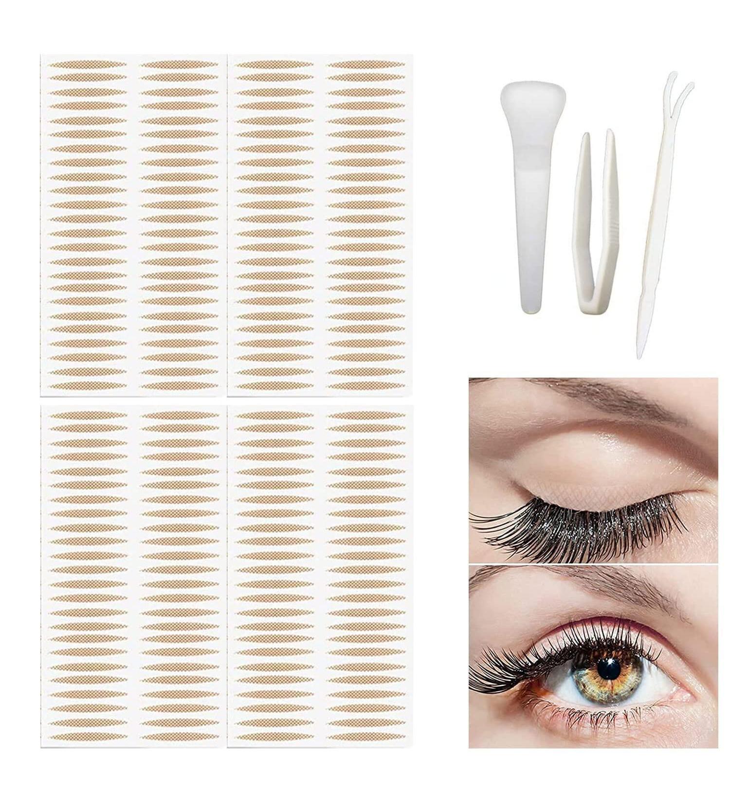 Invisible Double Eyelid Stripes - 480 Sluent Plant Tape Instant Lift Eyelid Bands with Fork Rods - Buy Online on SooperMarket.com