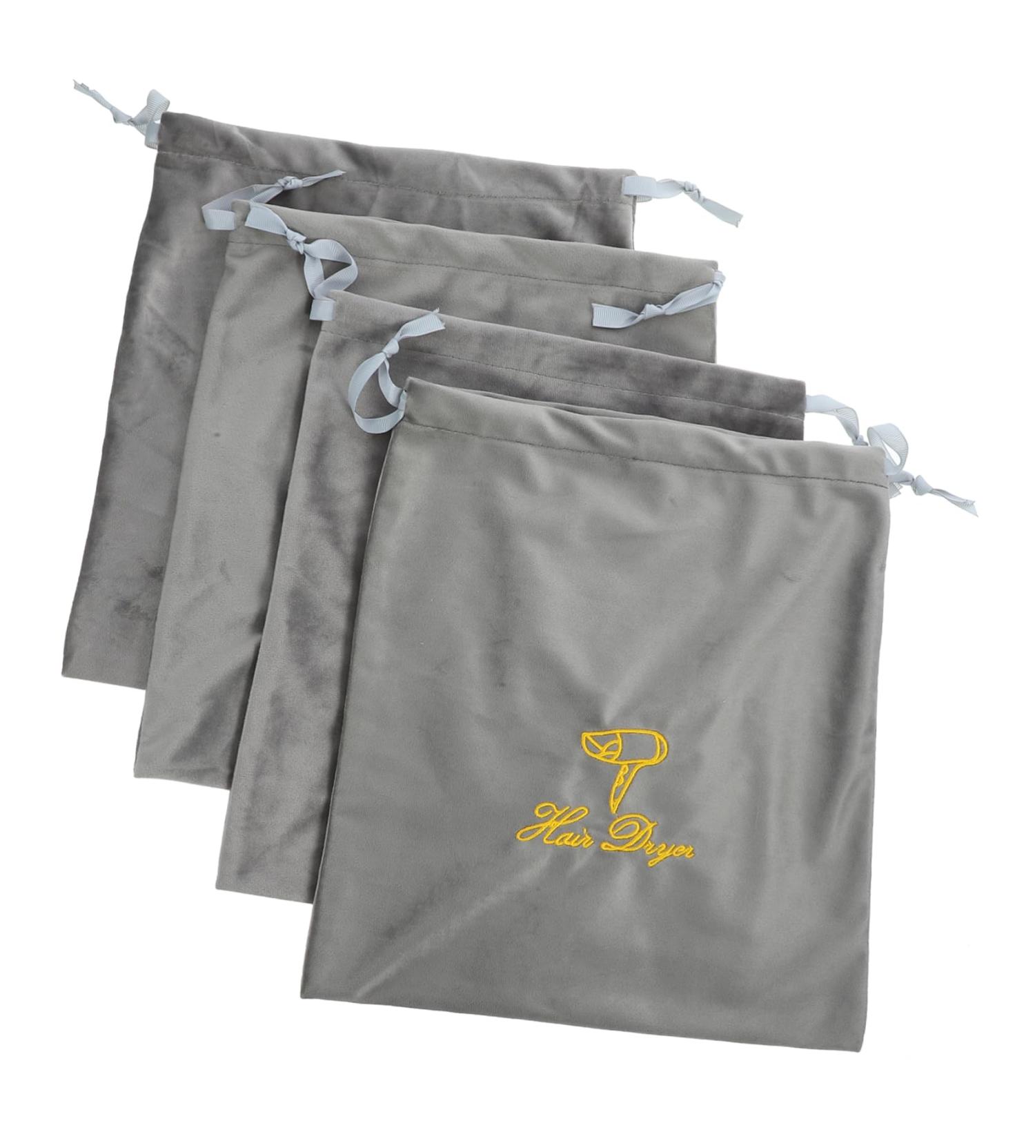 PLAFOPE Hair Dryer Bag 4pcs Hair Dryer Storage Bag Travel Hair Dryer Hair Drawstring Hair Dryer Bags Classic Organizer - Buy Online on SooperMarket.com