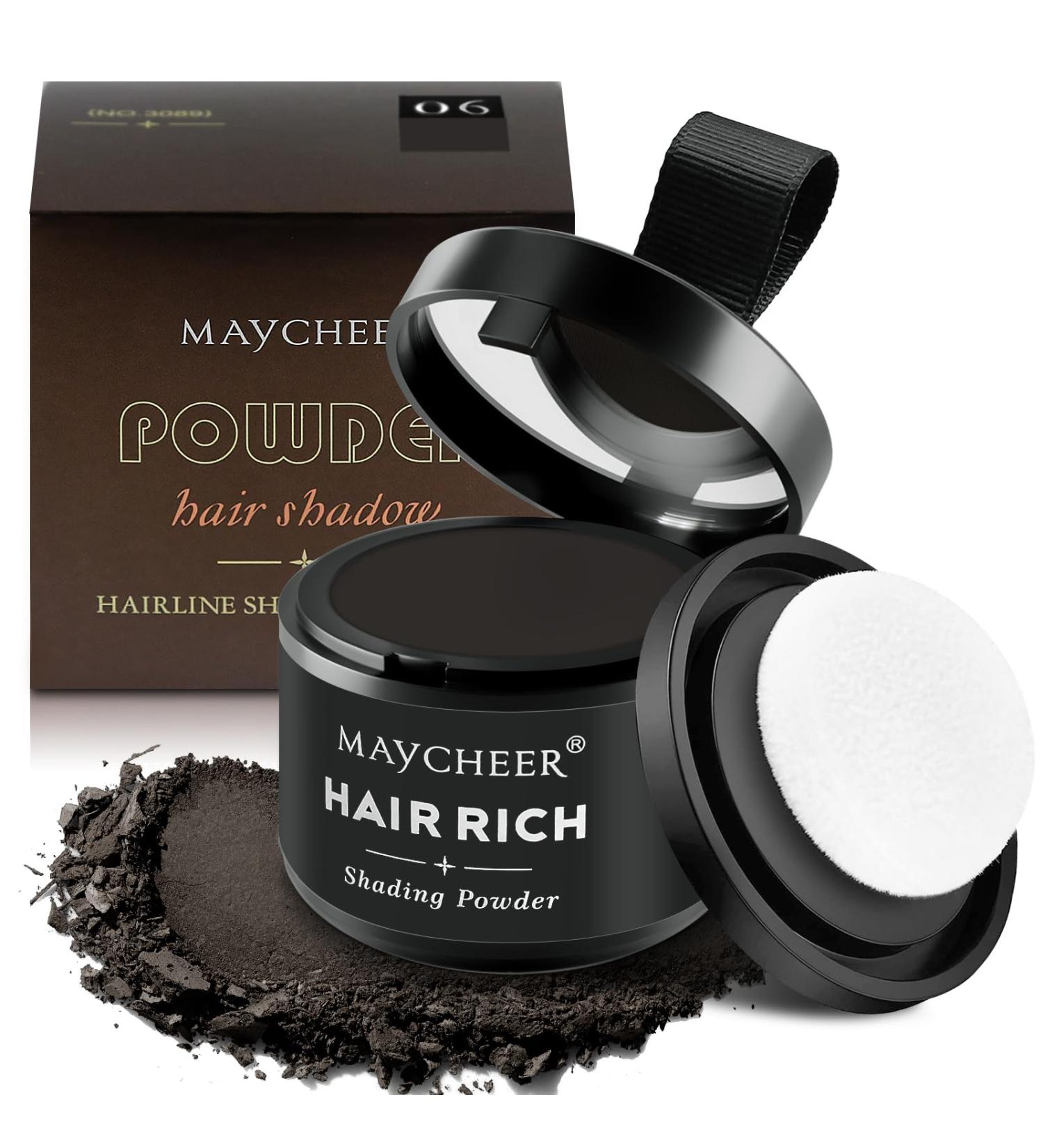 Sularpek Hairline Powder Hairline Powder Instantly Conceals Hair Loss Hairline Shadow Powder for Thinning Hair for Women and Men Bald Spots Eyebrows Beard Line Dark Brown - Buy Online on SooperMarket.com