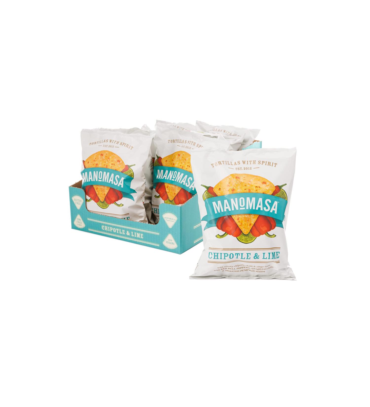 Manomasa Chipotle & Lime 10 x 140g Chipotle and Lime - Buy Online on SooperMarket.com
