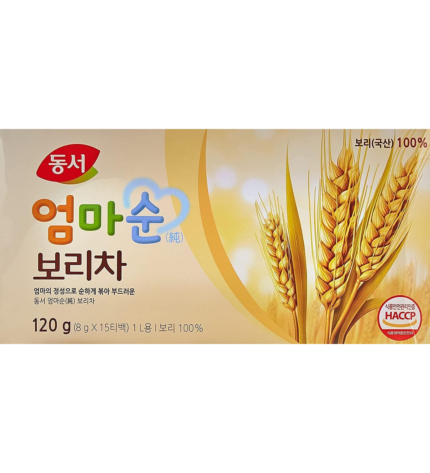 Dongsuh Mild Roasted Barley Tea (8g x 15 Tea Bags) 120g - Buy Online on SooperMarket.com