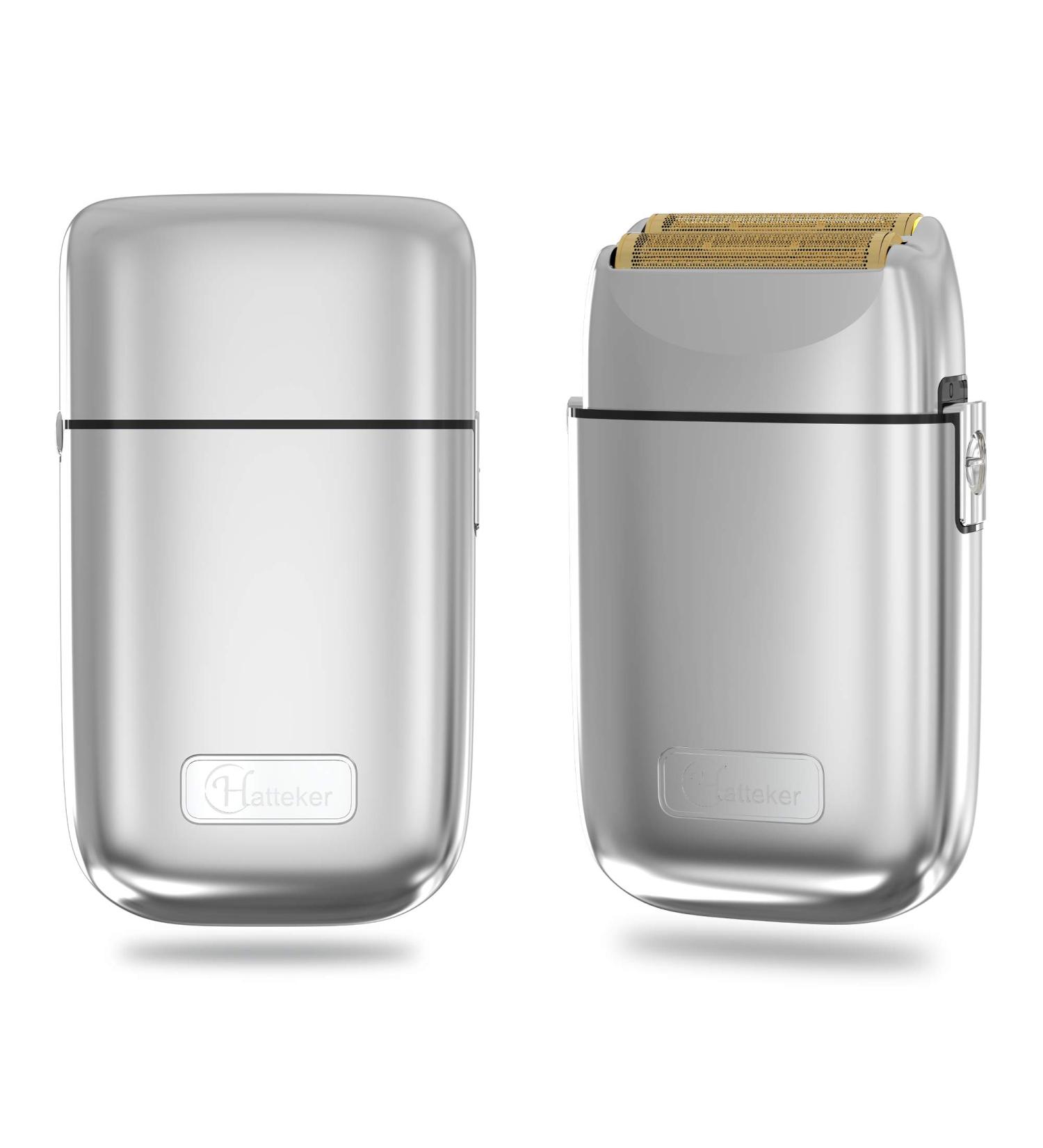Hatteker Bald Head Shaver Foil Electric Razor Cordless Rechargeable - Silver - Buy Online on SooperMarket.com